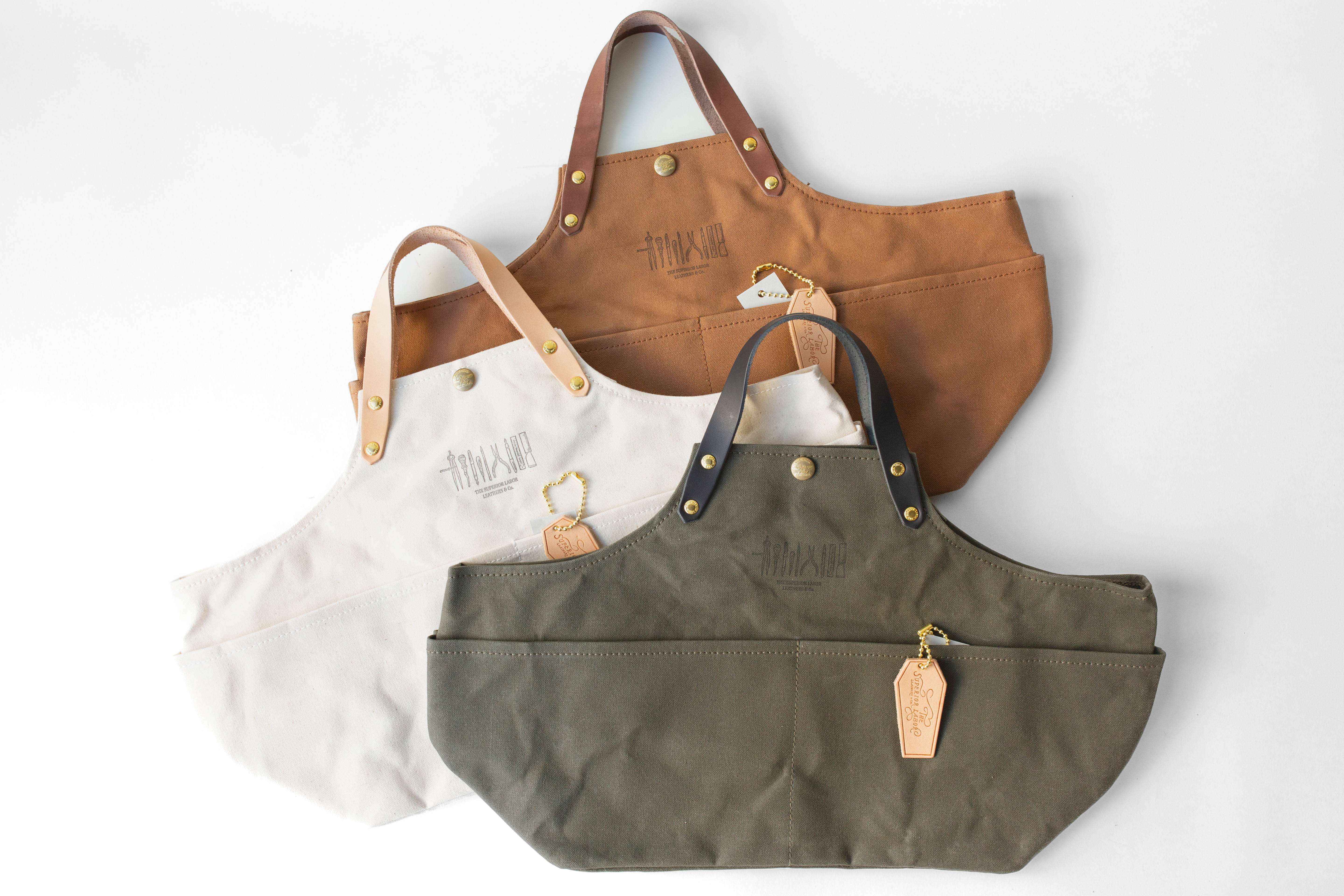 TSL Paraffin Canvas Apron Bag