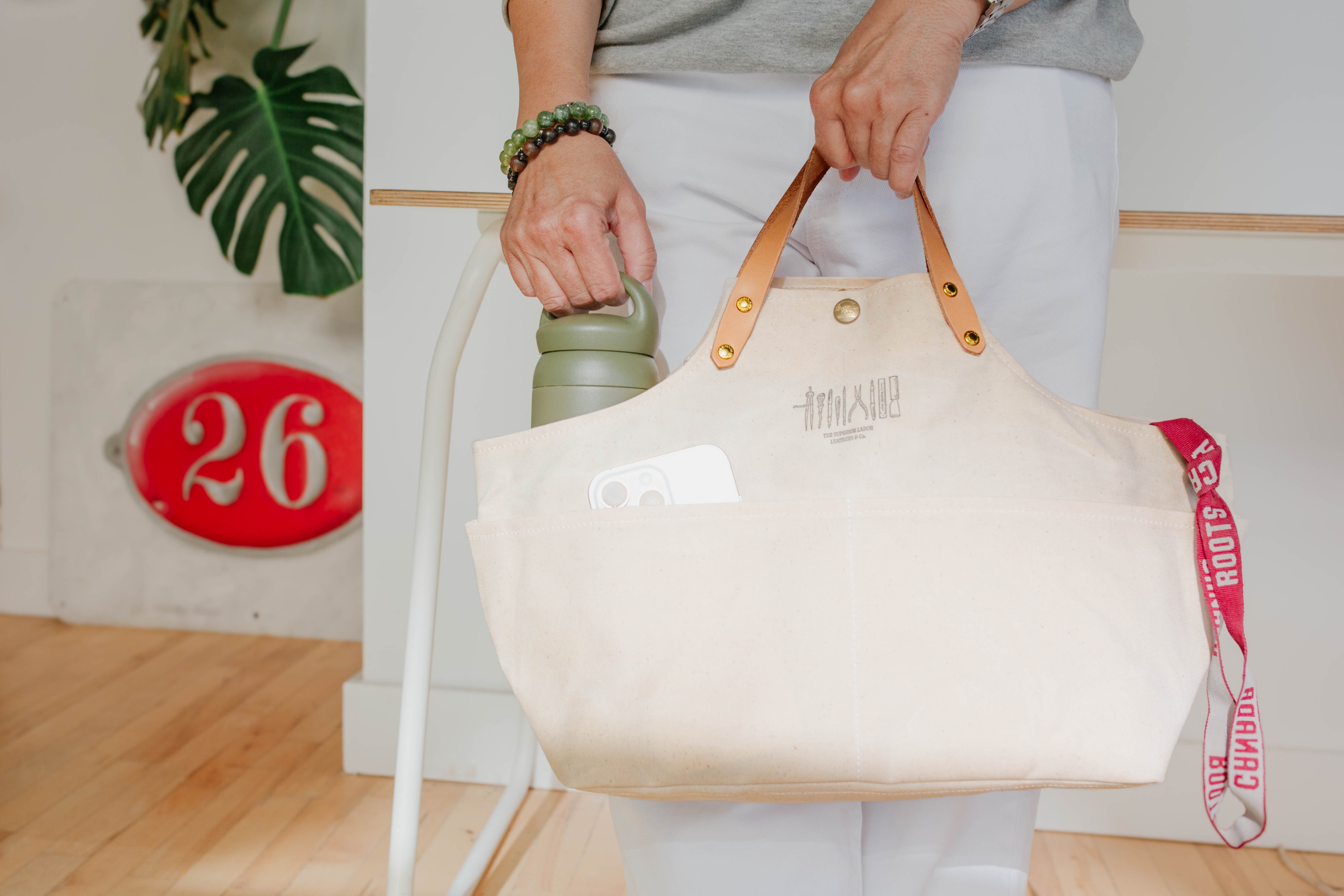 TSL Paraffin Canvas Apron Bag