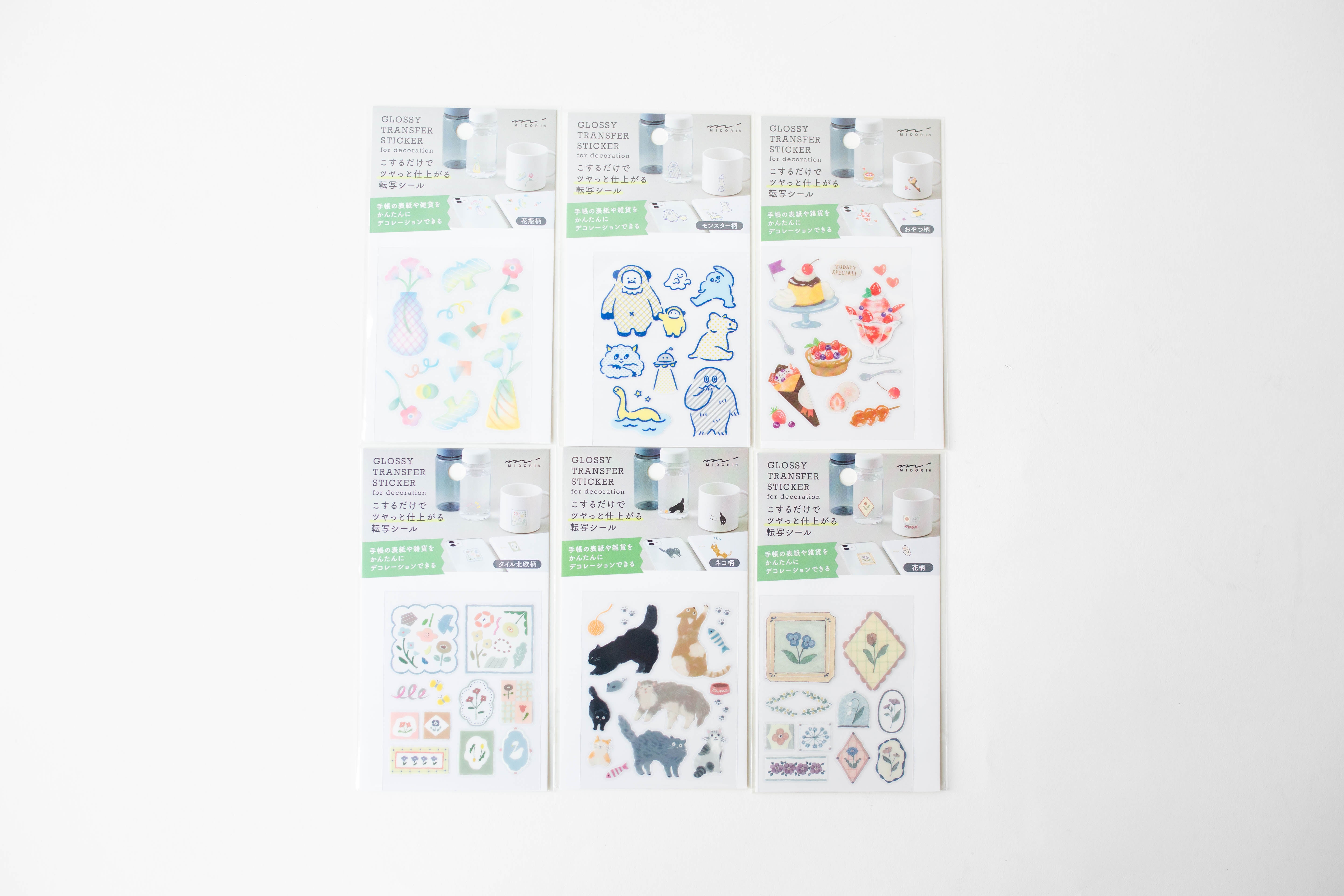 Glossy Transfer Stickers
