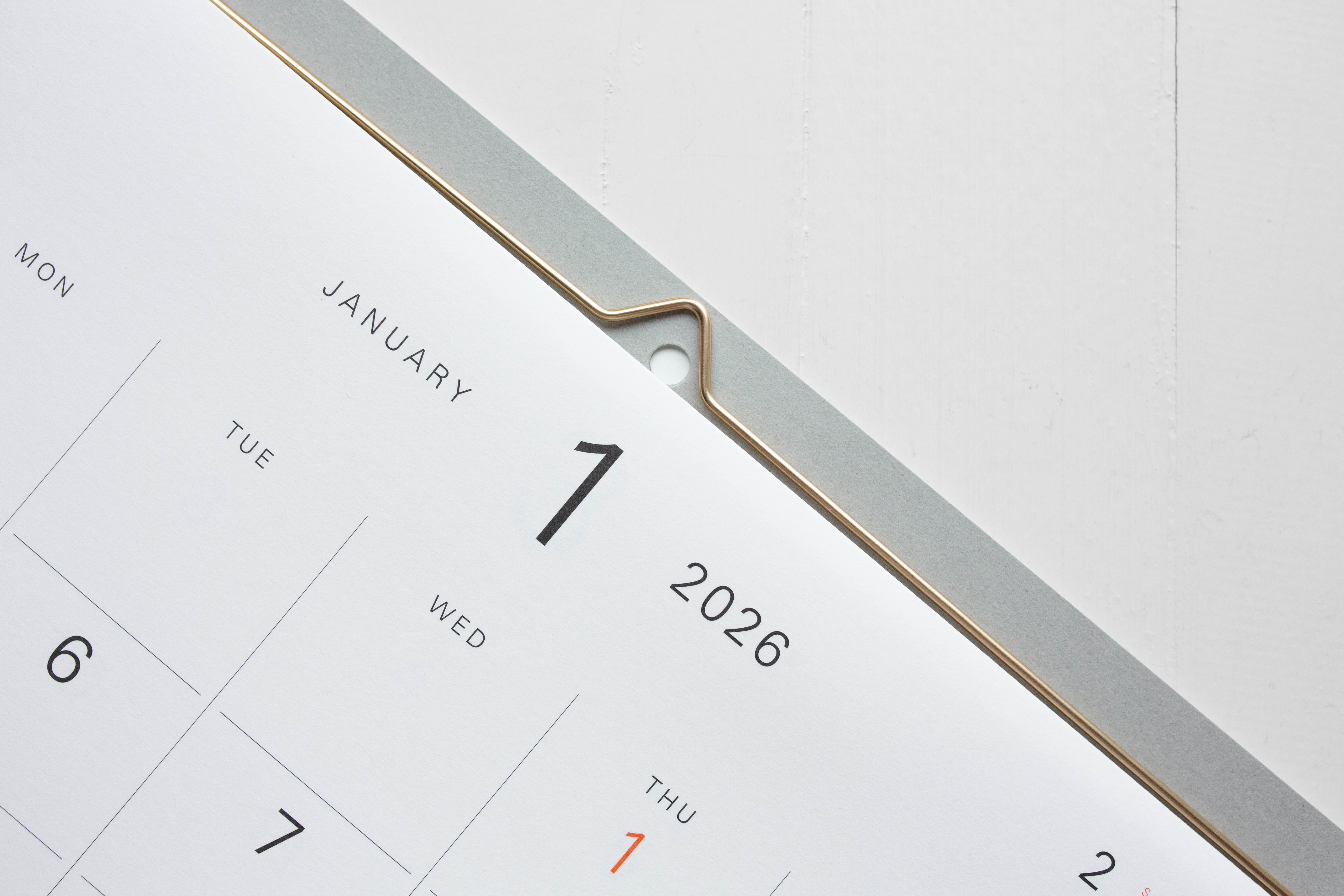 2026 Hanger Calendar & Refill