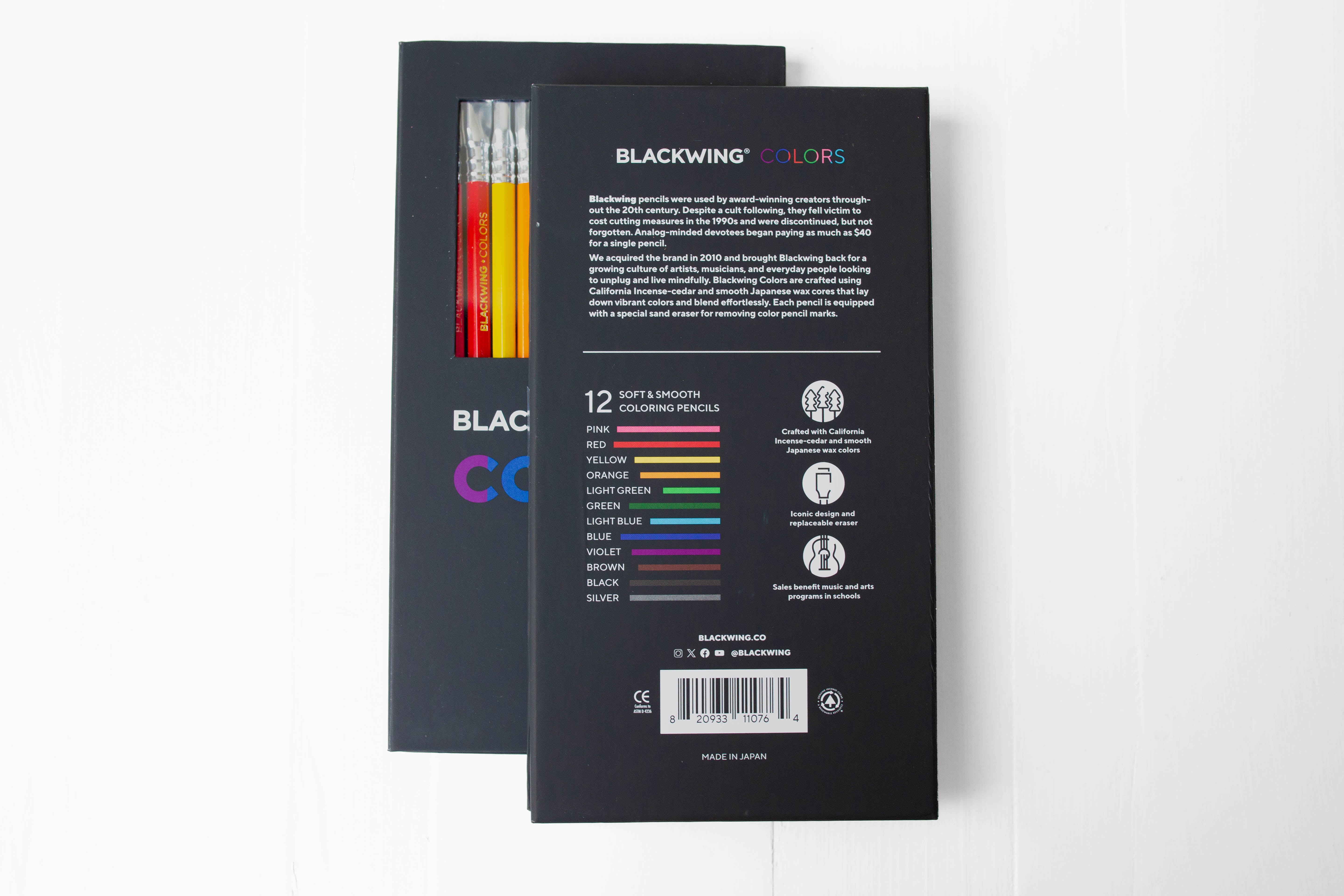 SET OF 12 Pencils - Colours