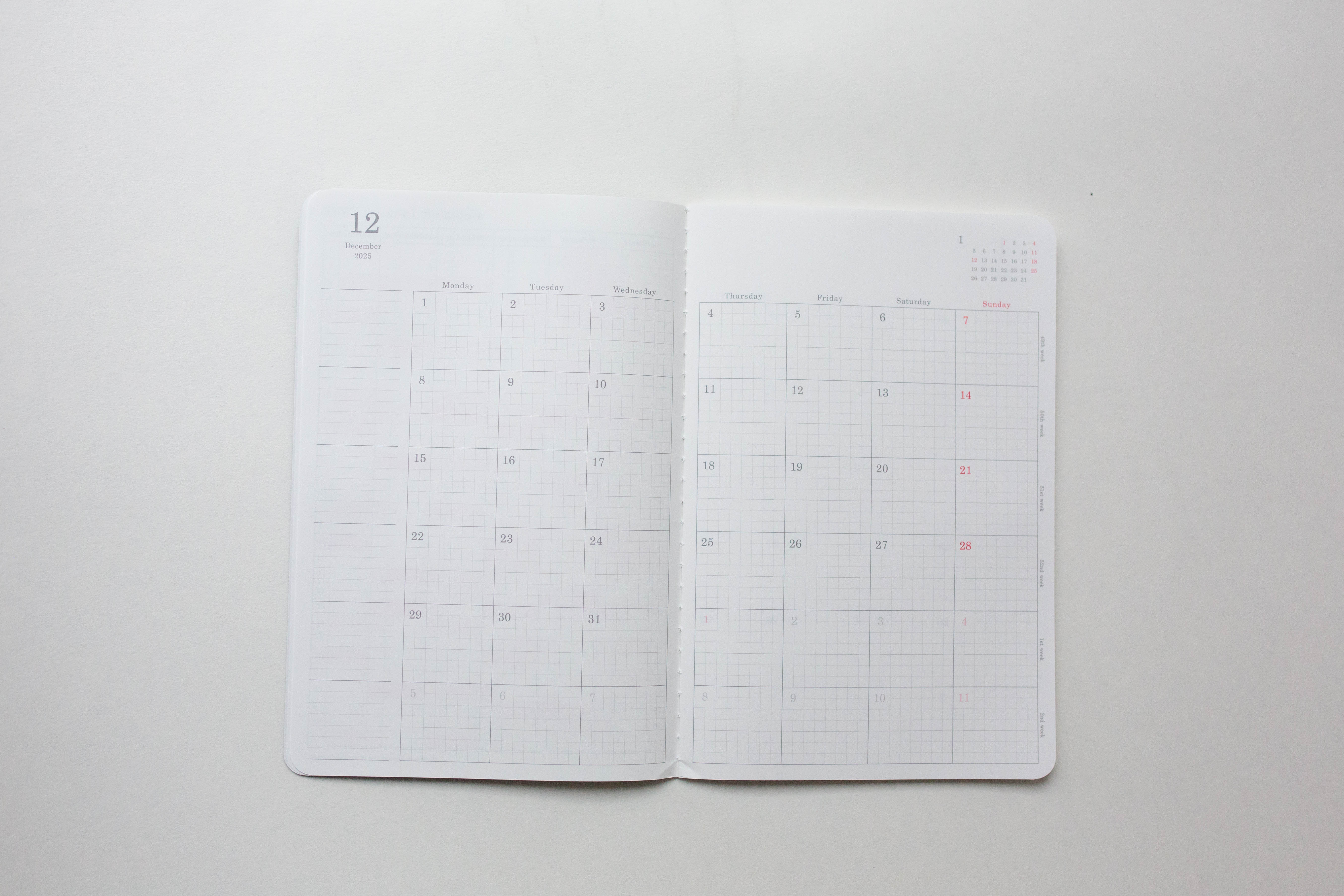 Stalogy Monthly Diary 2026 - A5