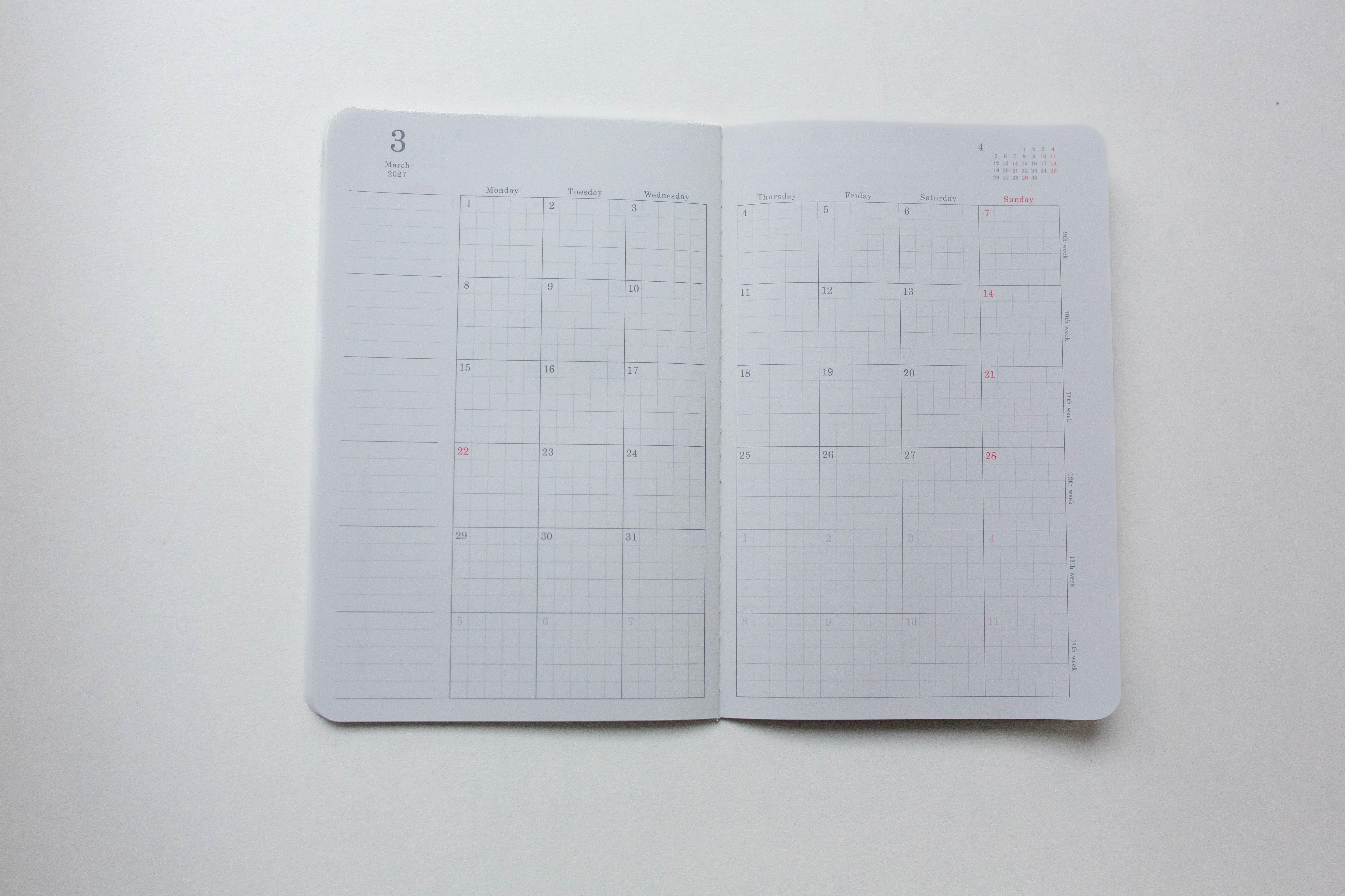 Stalogy Diary Monthly 2026 - B6