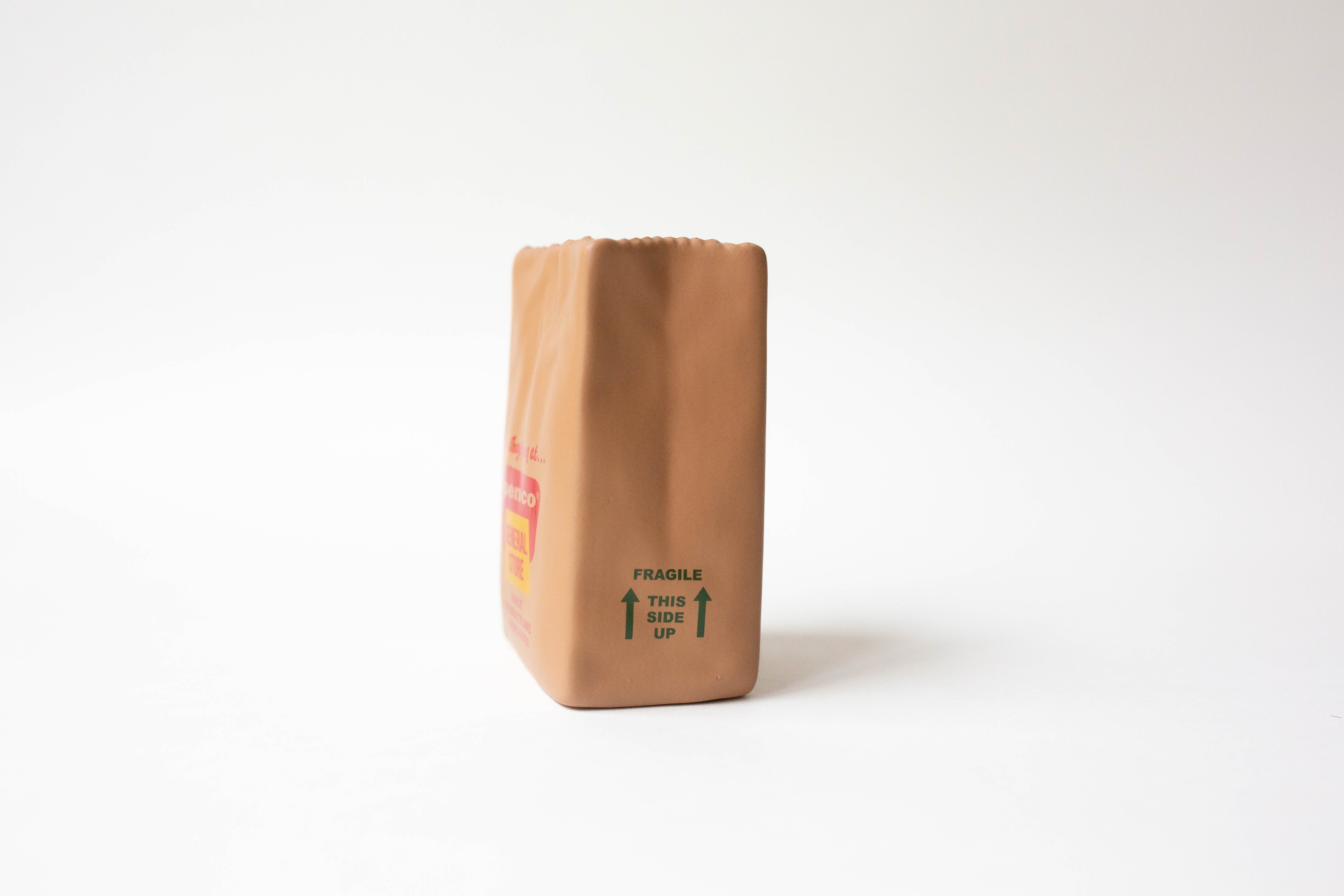 Brown Paper Bag Stand