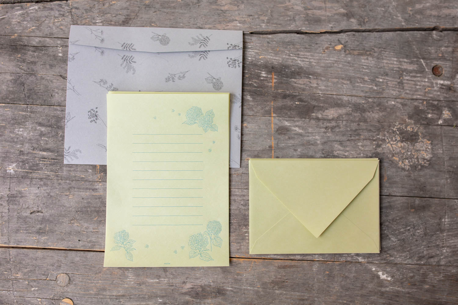 Midori Letter Set - Floral Color Washi Paper