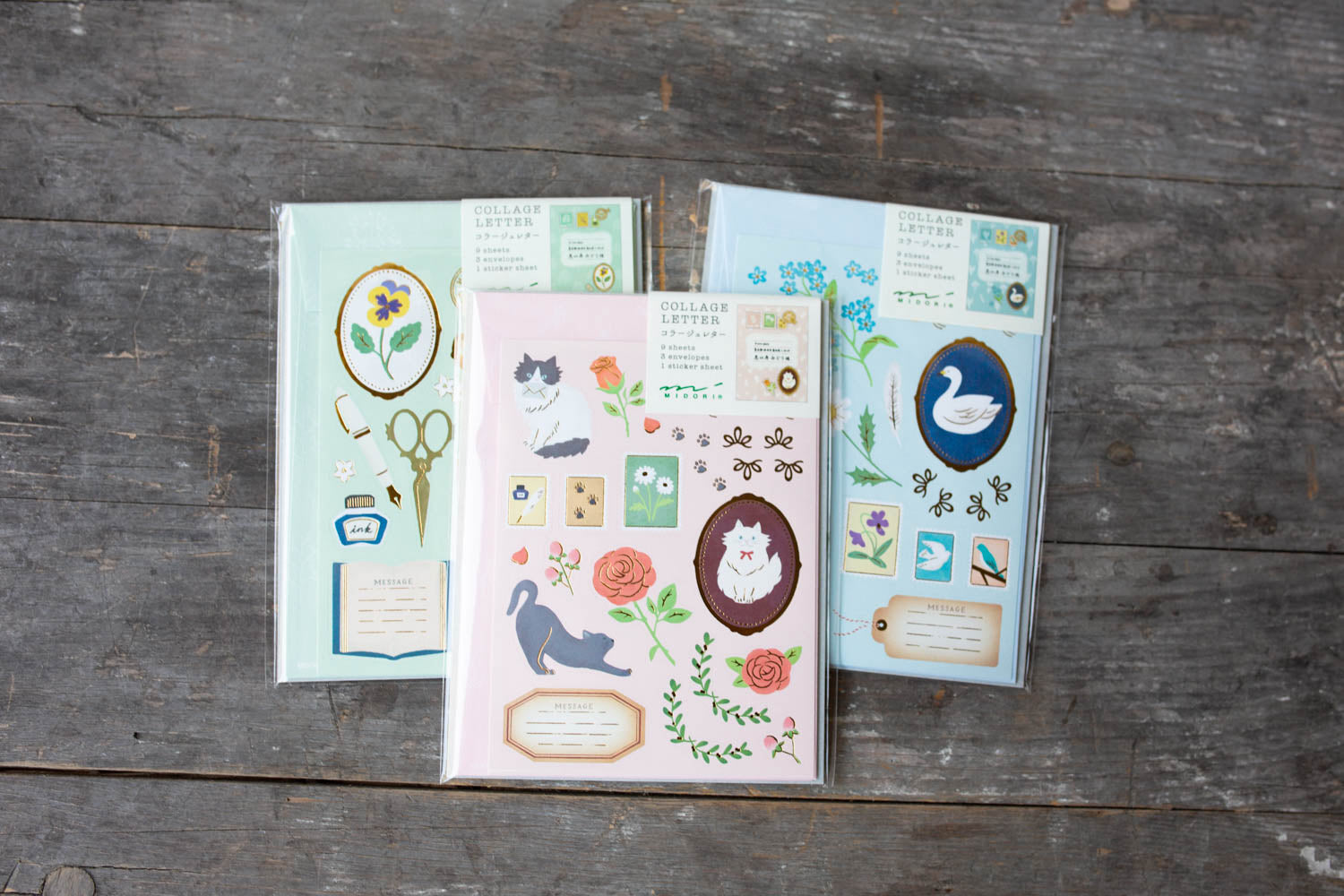 Midori Letter Set - Collage