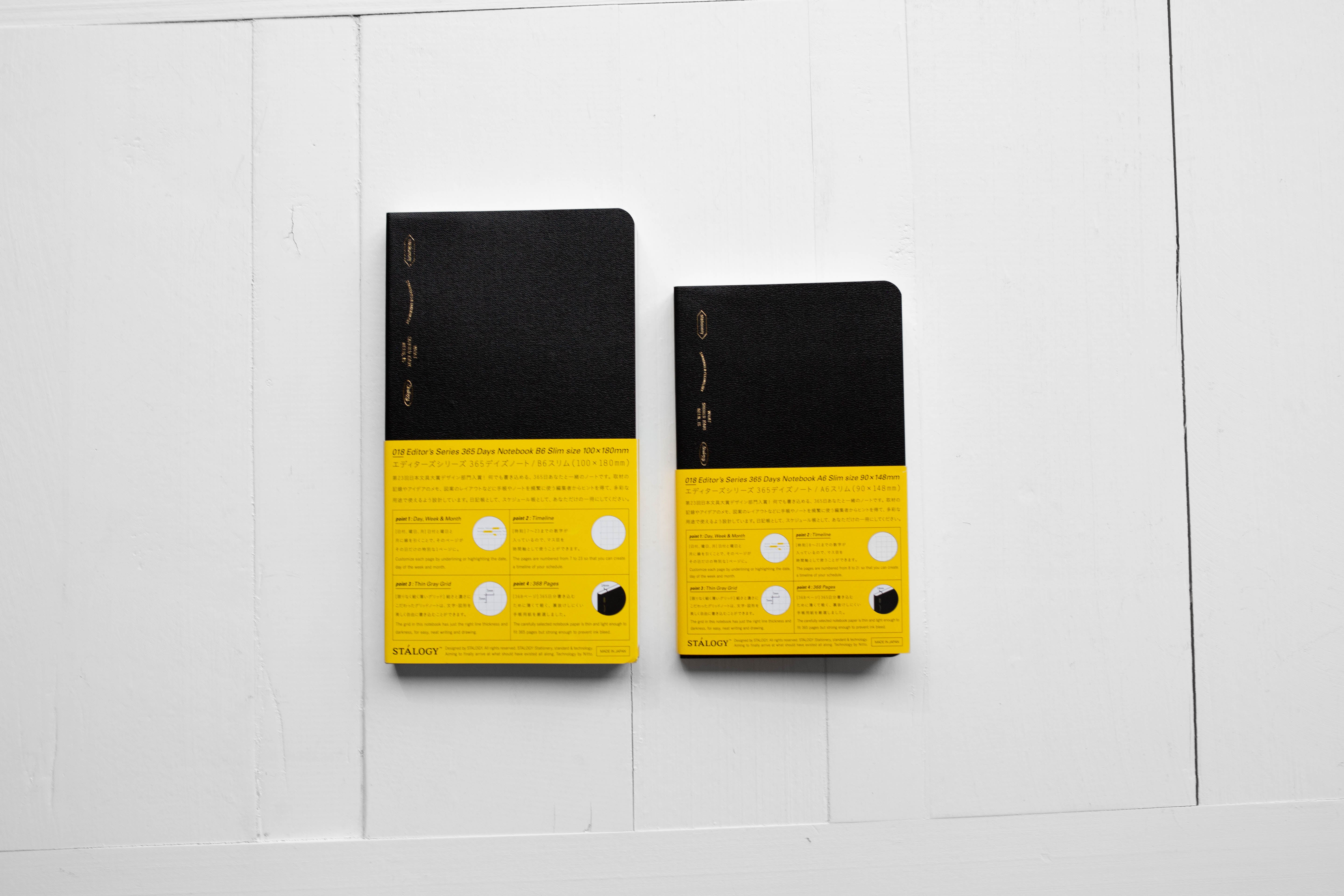 018 Editor's Series 365 Notebook B6 Slim - Grid