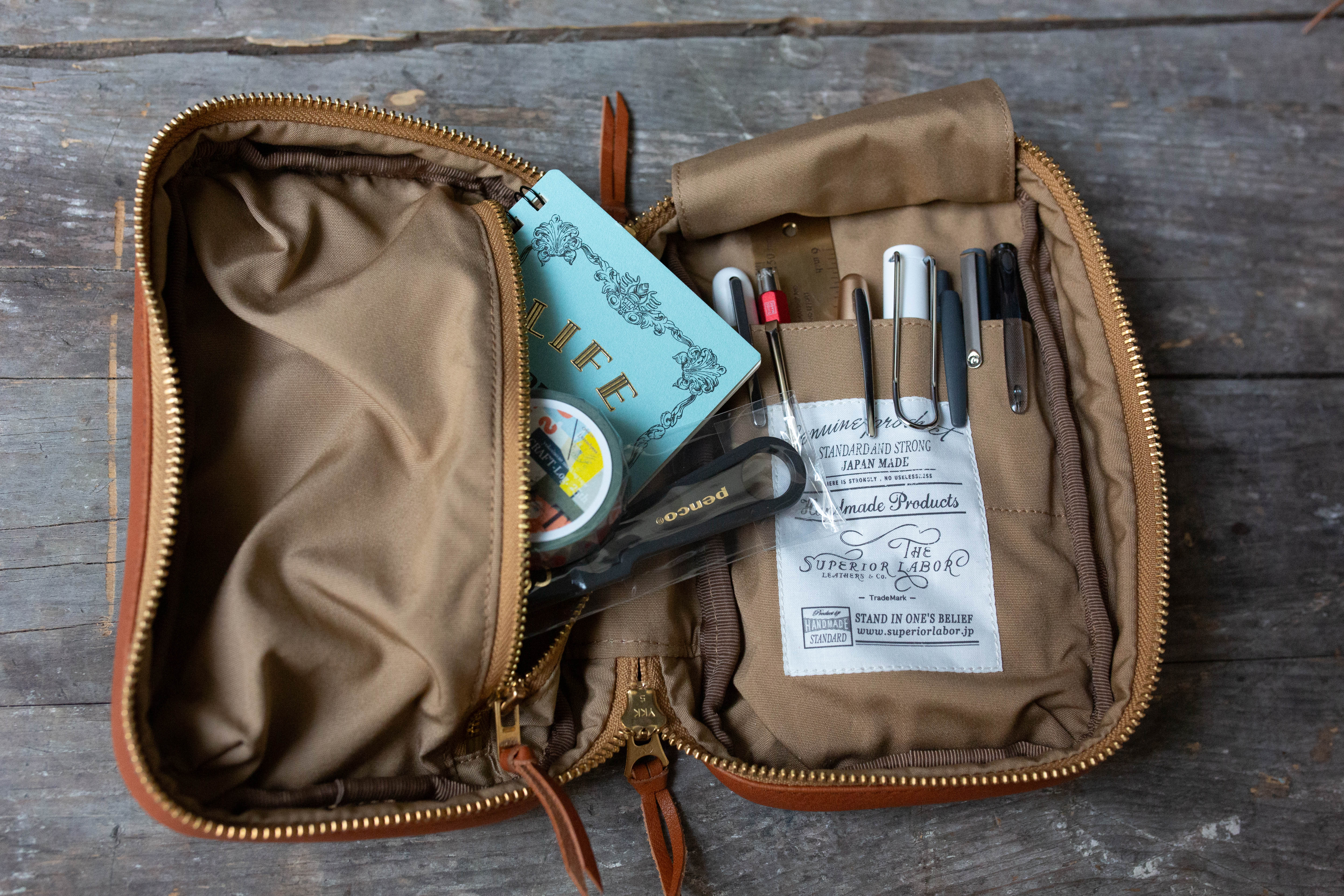 Leather Utility Case *Stamped Series*