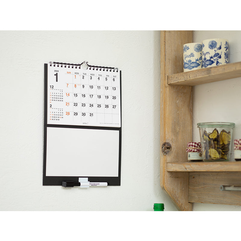 2024 Calendar with White Board - Small