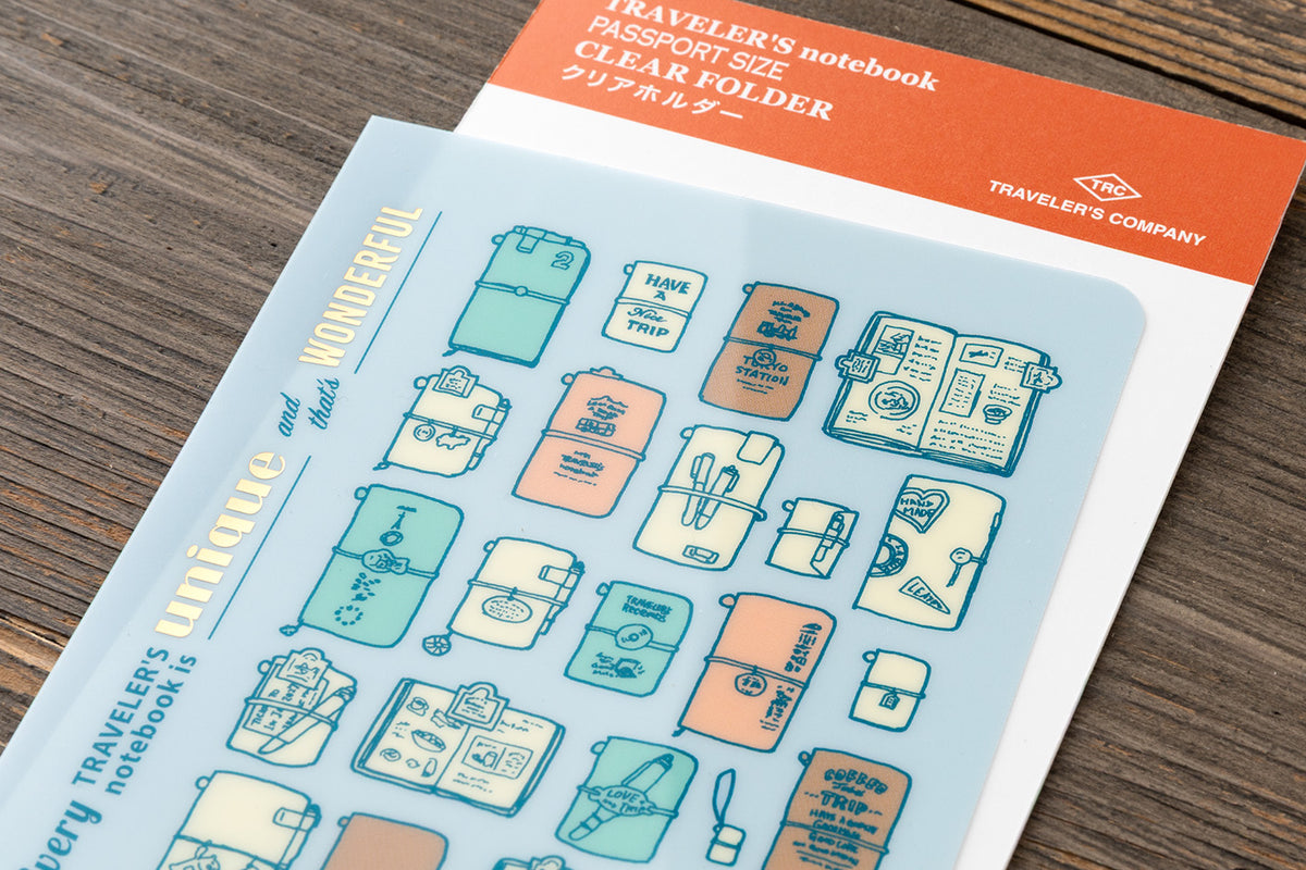 2027 CLEAR FOLDER - PASSPORT SIZE