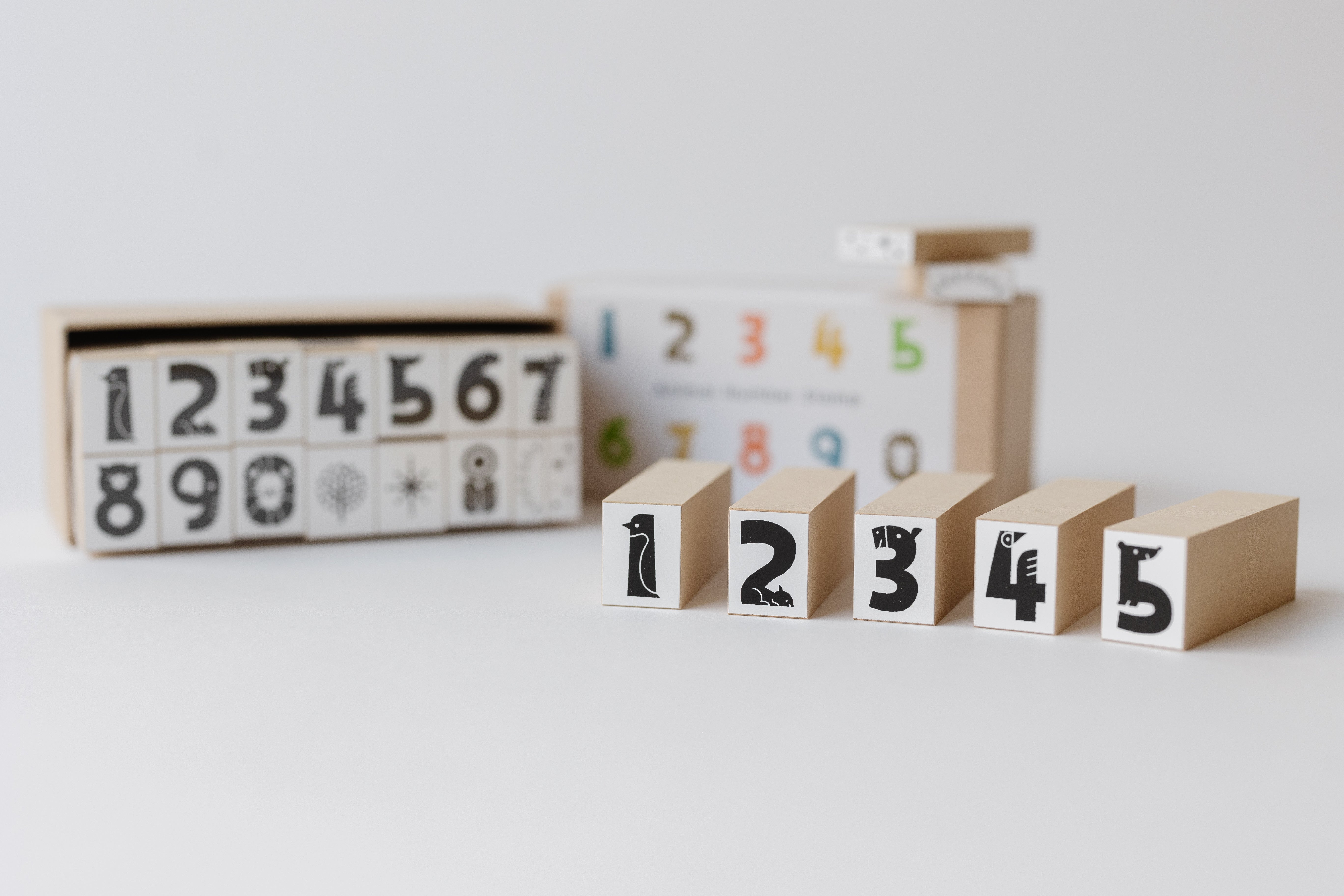 Number Stamp Set - Animal