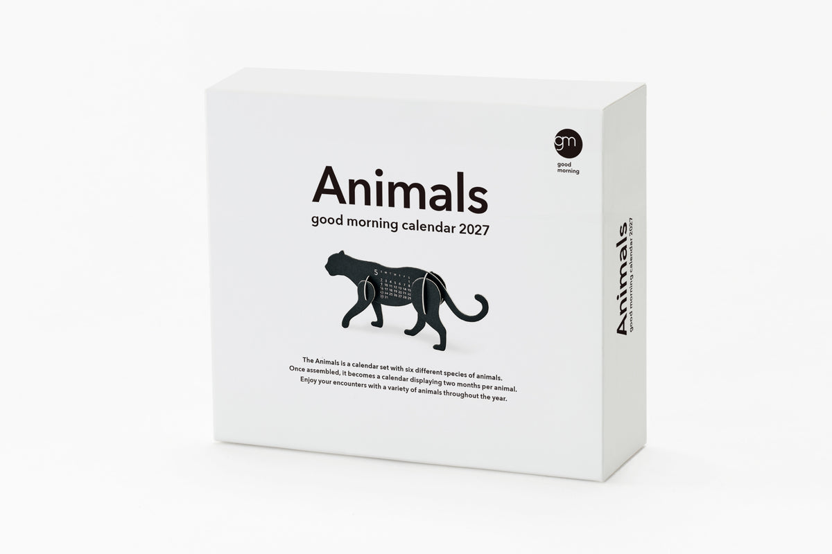 Good morning calendar 2027 - Animals