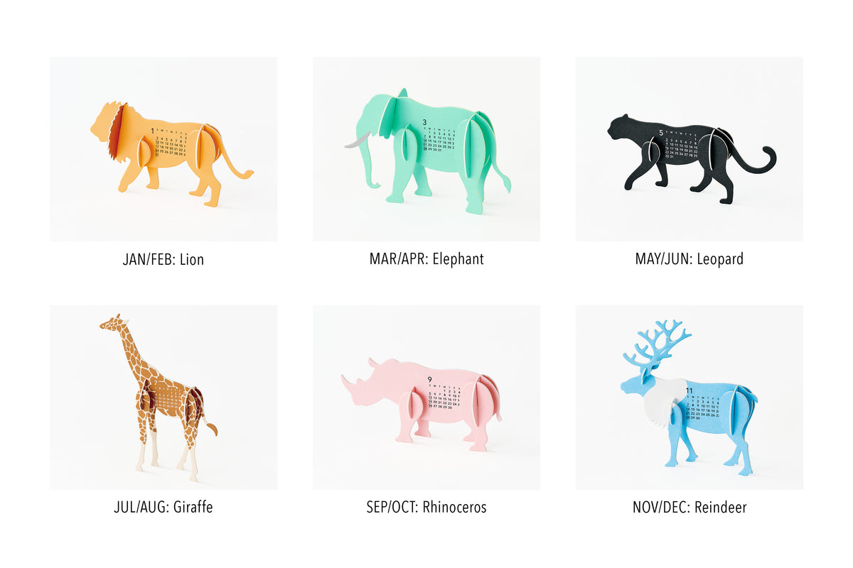 Good morning calendar 2027 - Animals