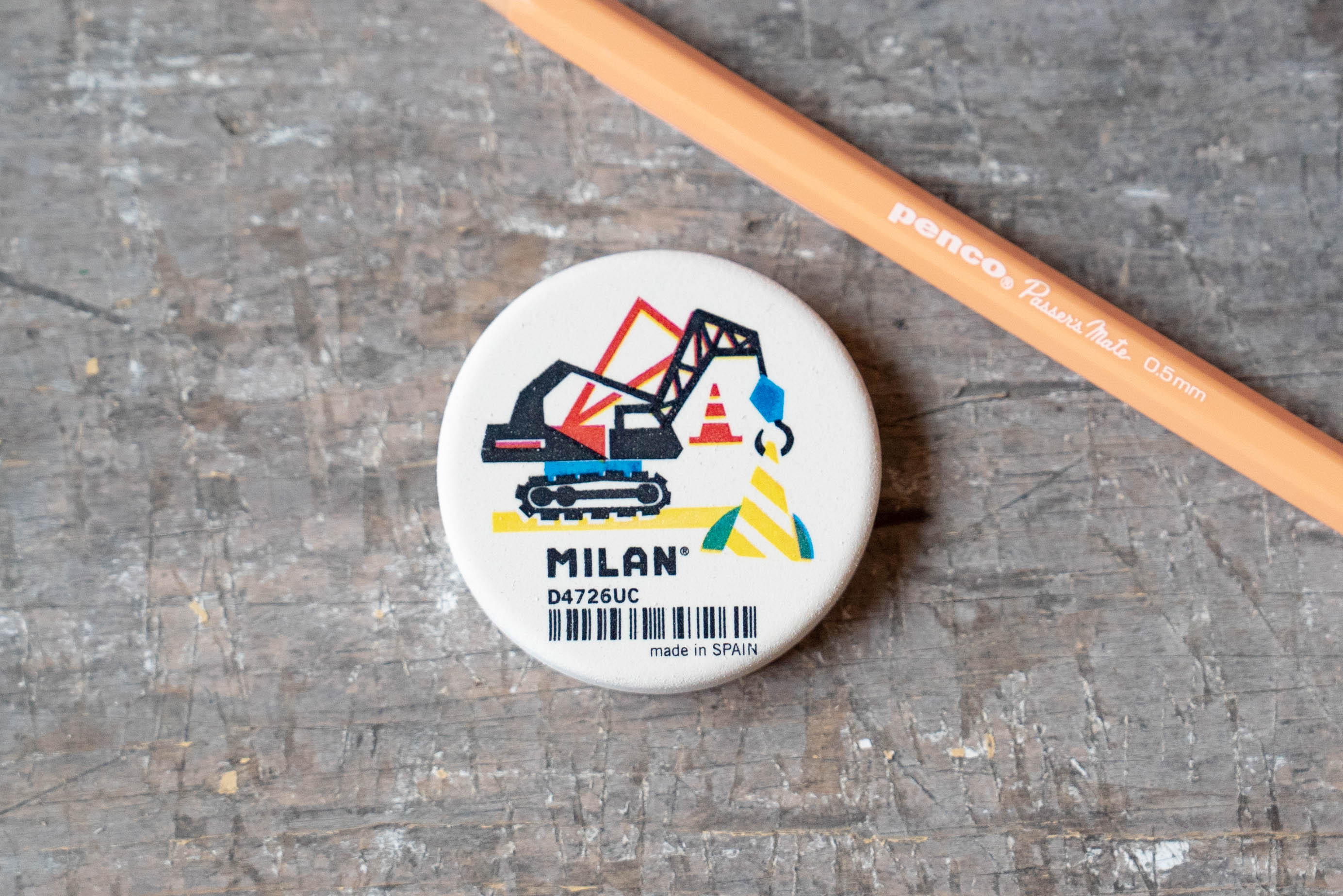 MILAN Flexible D4726UC Erasers (Construction Series)