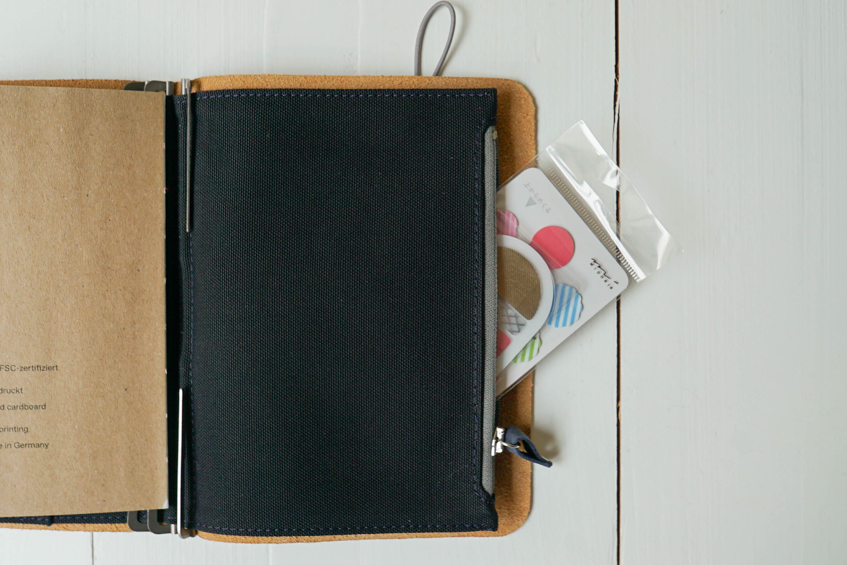 Taschenbegleiter SOL 23 - B6 (Cognac/Black/Gray)