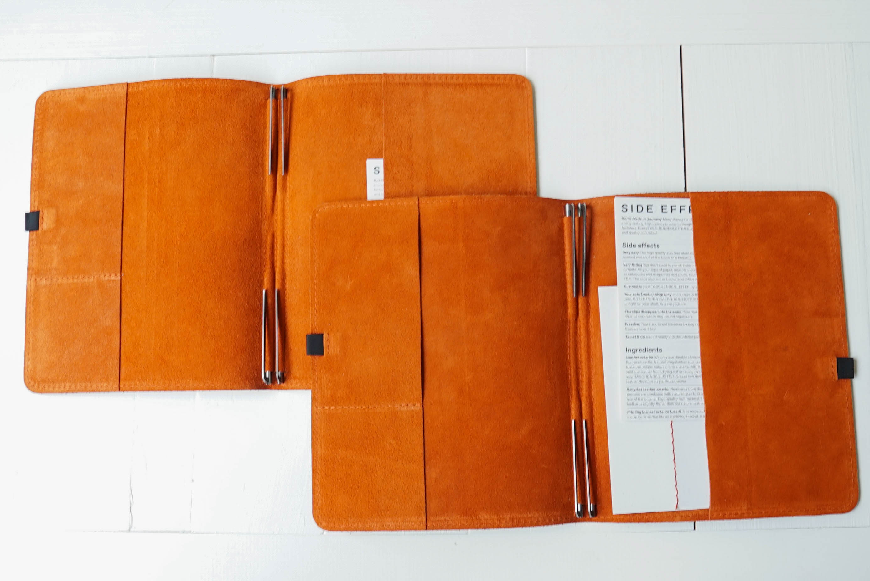 Taschenbegleiter WK 24 - A5 Medium (Black/Russet Orange/No enclosure)