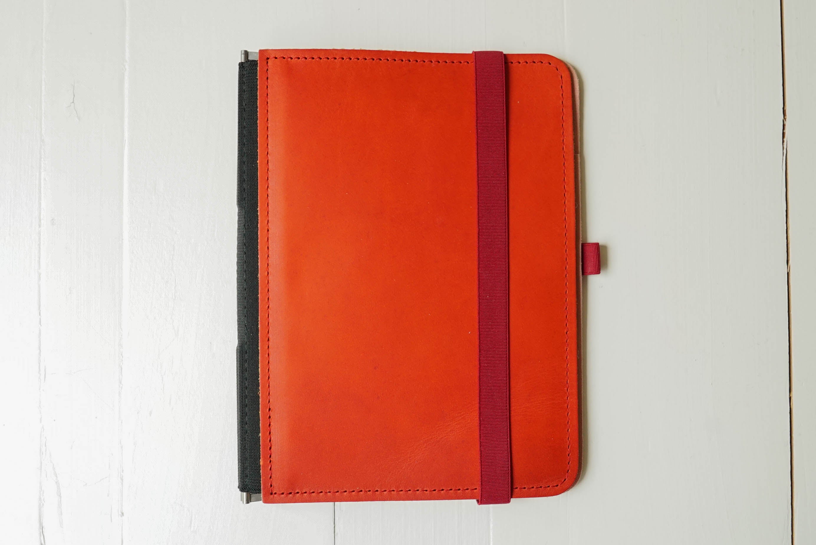 Taschenbegleiter LTD 035 - A5 Medium (Coral Red/Antic Rose/Red)