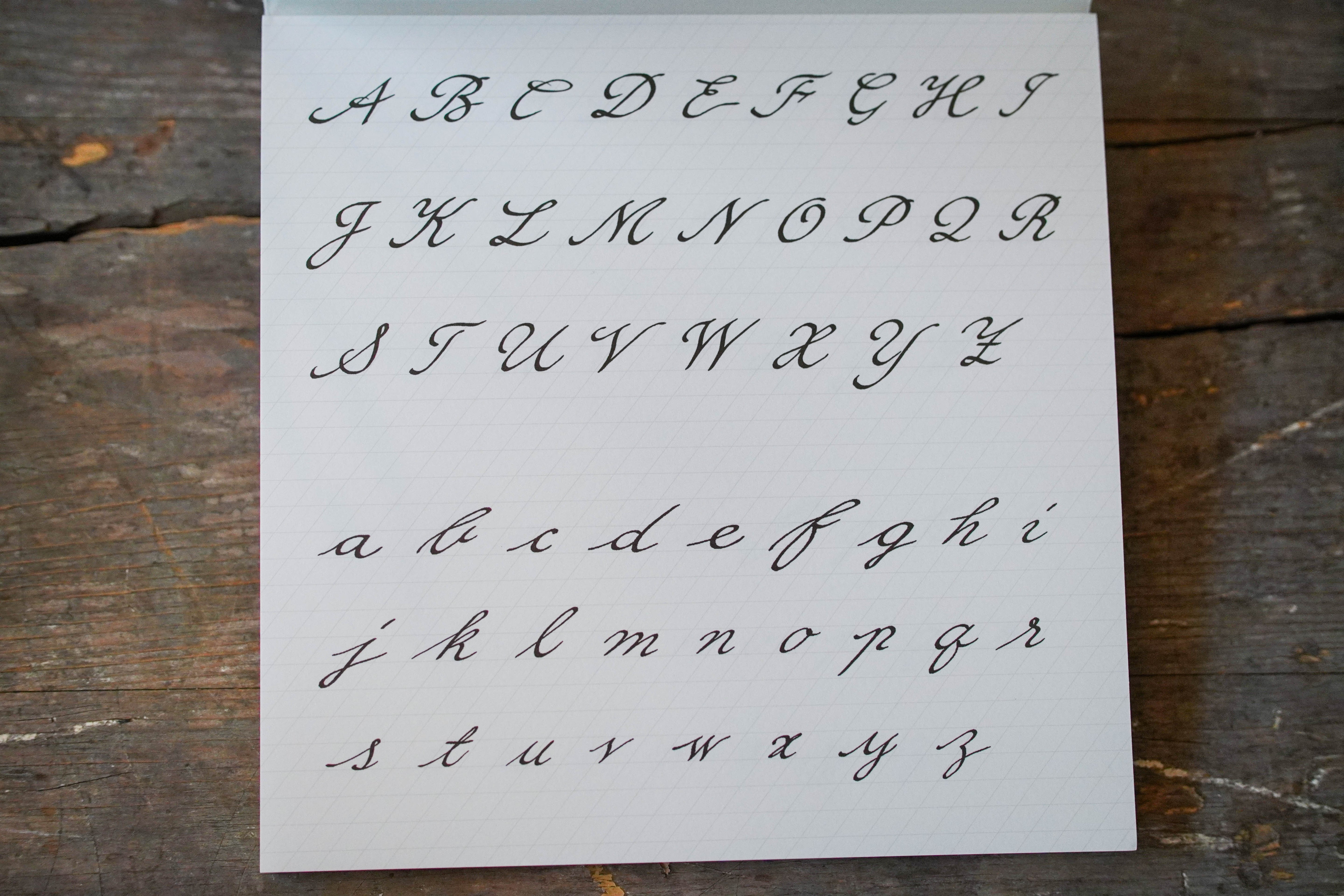 Calligraphy Practice Notebook - Handwriting
