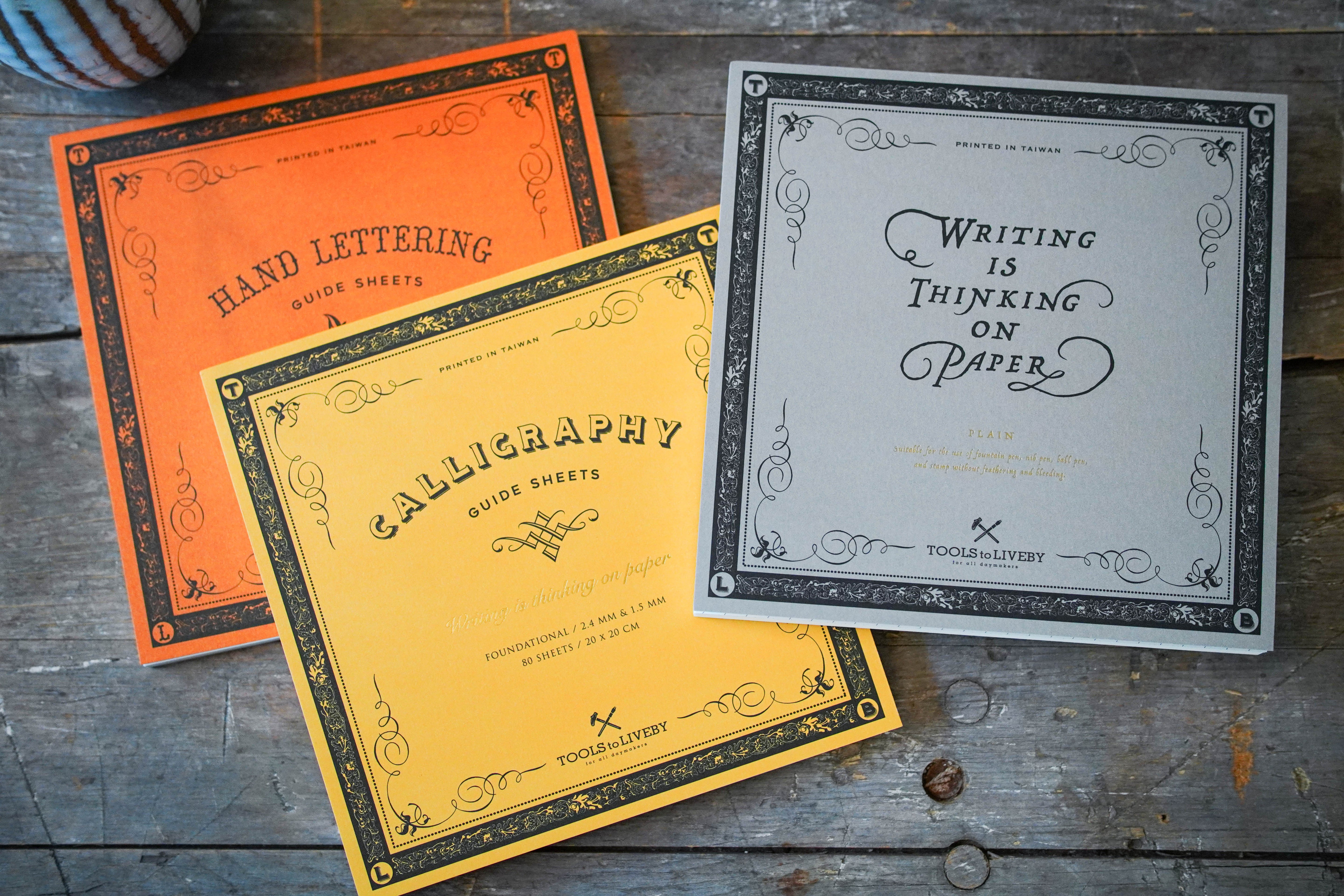 Calligraphy Practice Notebook - Plain