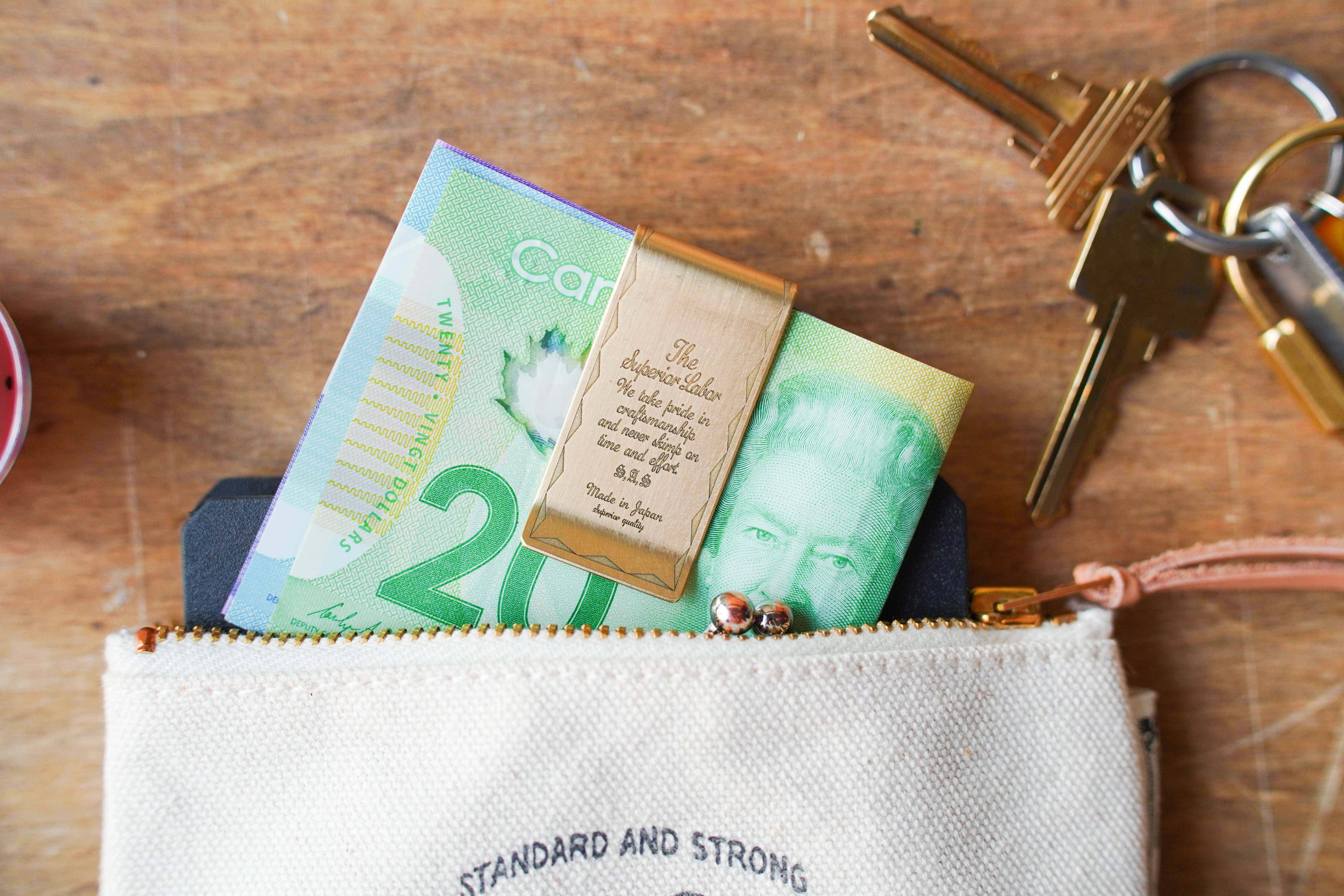 Brass Money Clip