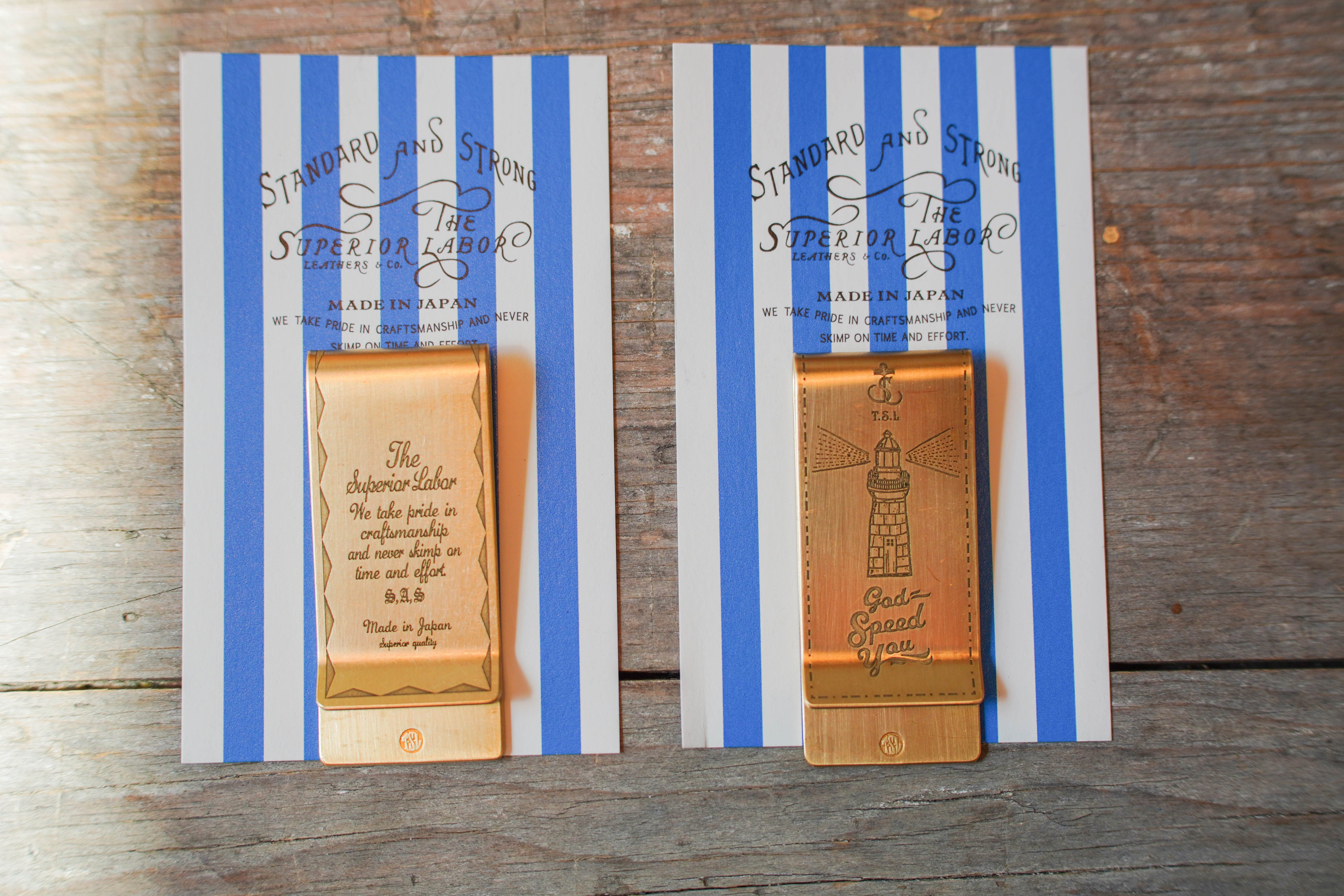 Brass Money Clip - Lighthouse