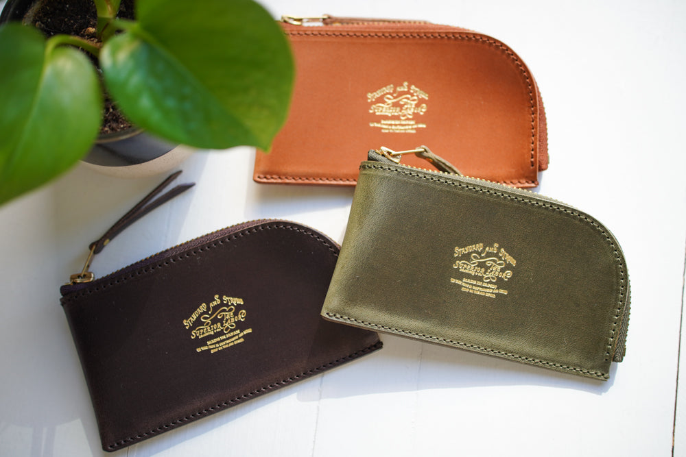 TSL Card Wallet Dad / Pull-up leather