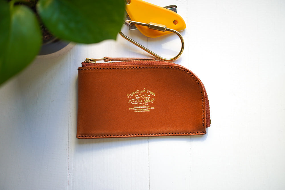 TSL Card Wallet Dad / Pull-up leather