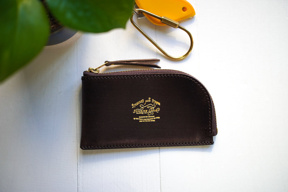 TSL Card Wallet Dad / Pull-up leather