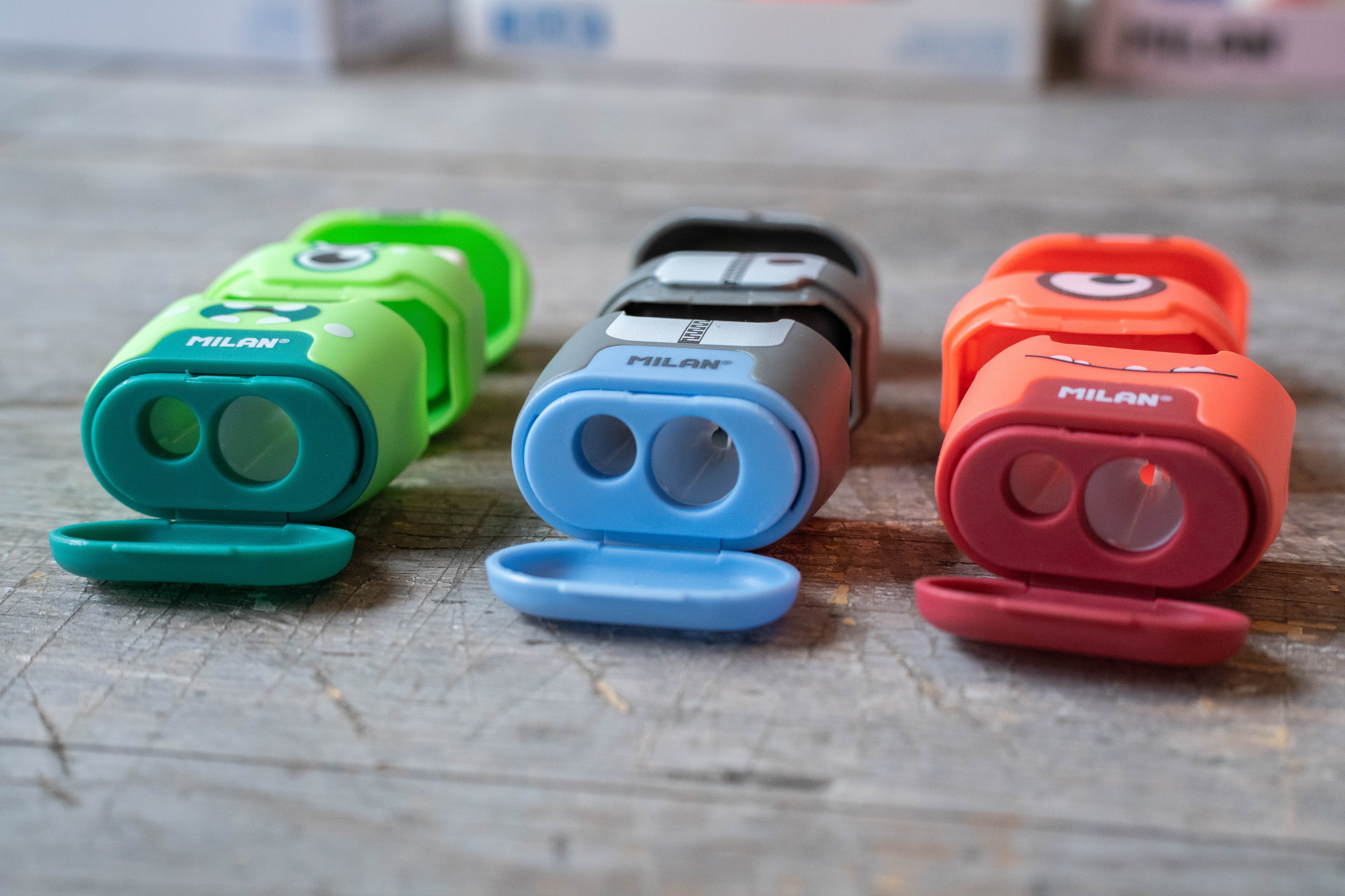 MILAN Eraser & Double Sharpener – Alien Series