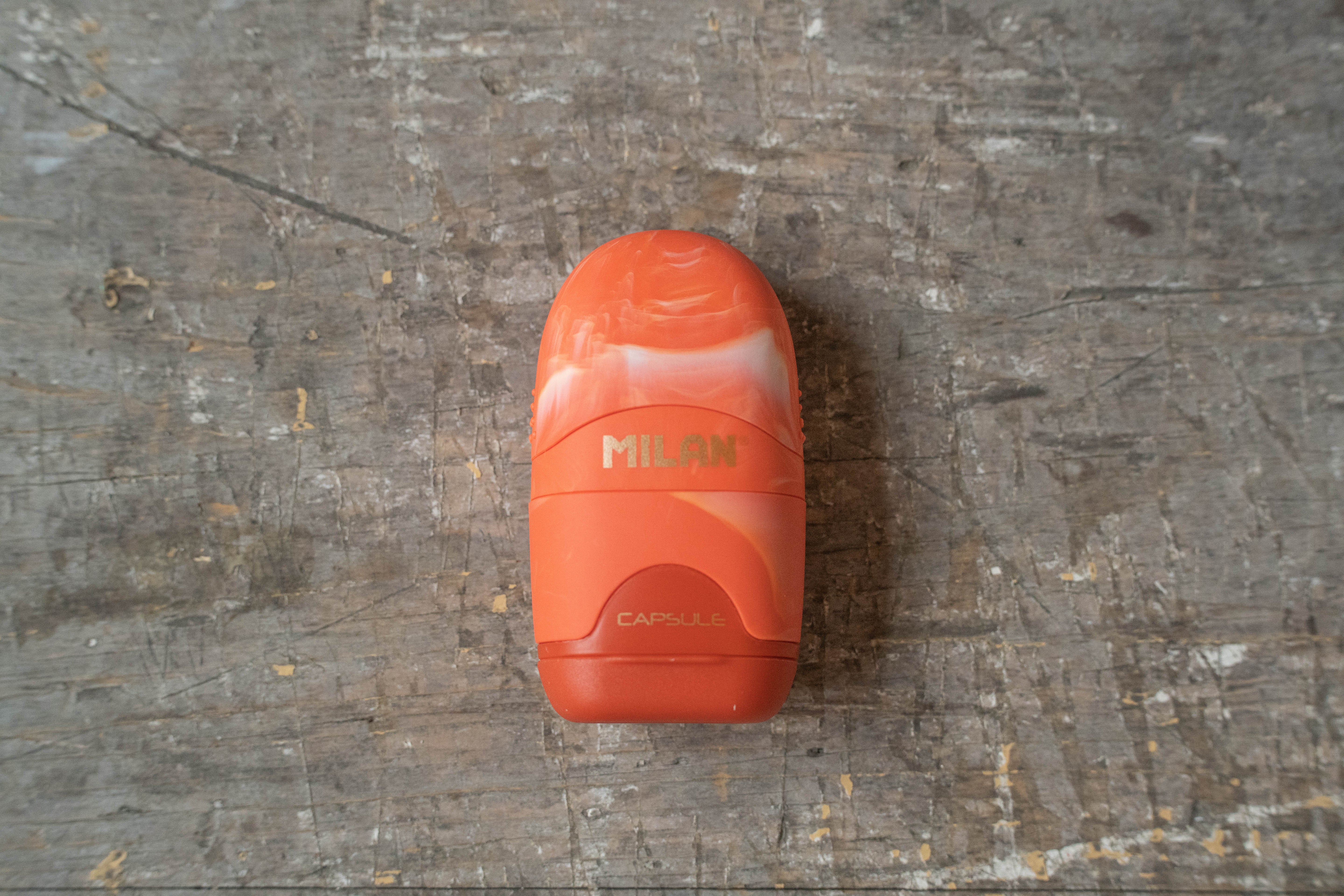 MILAN CAPSULE Eraser & Sharpener – Lava Series