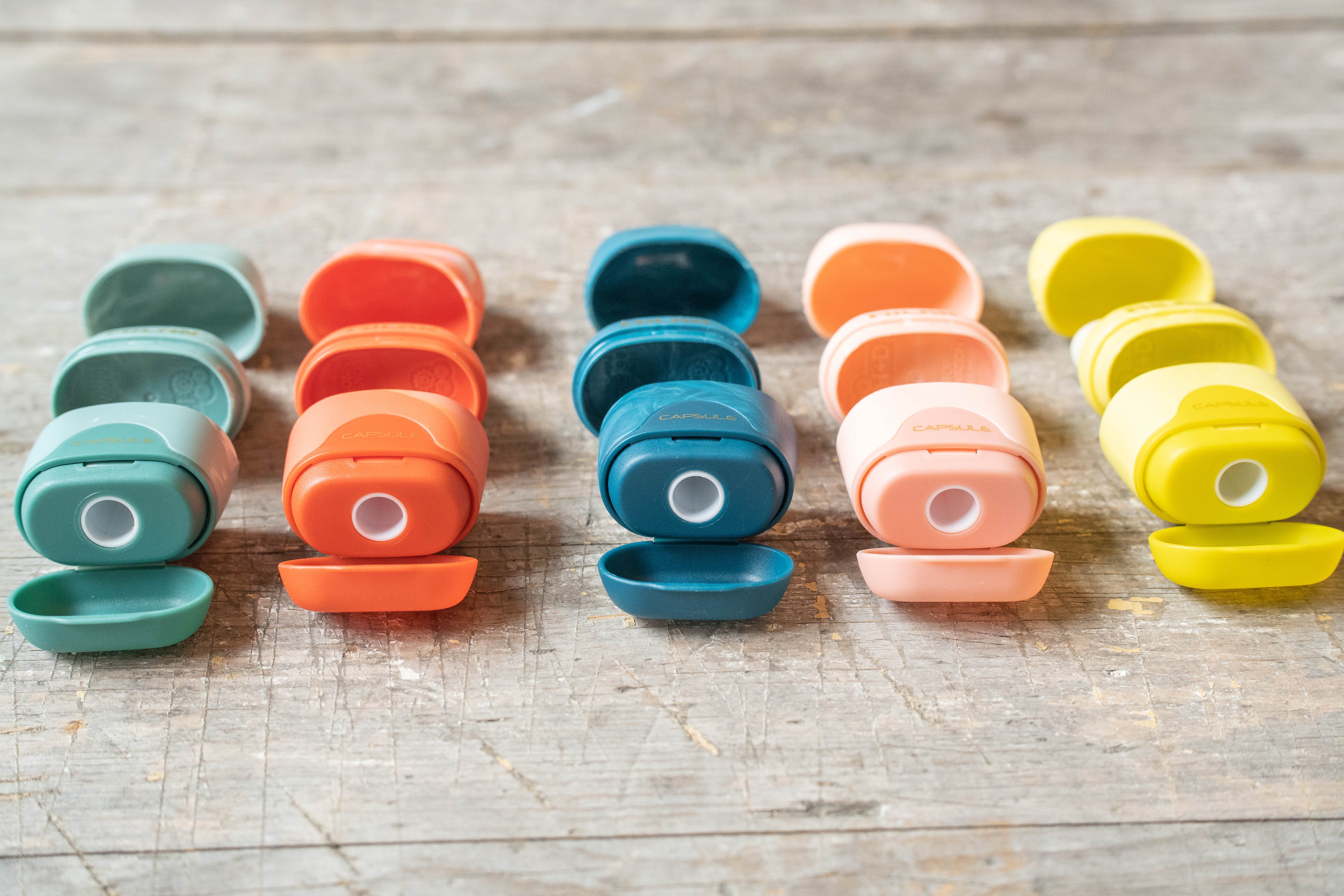 MILAN CAPSULE Eraser & Sharpener – Lava Series