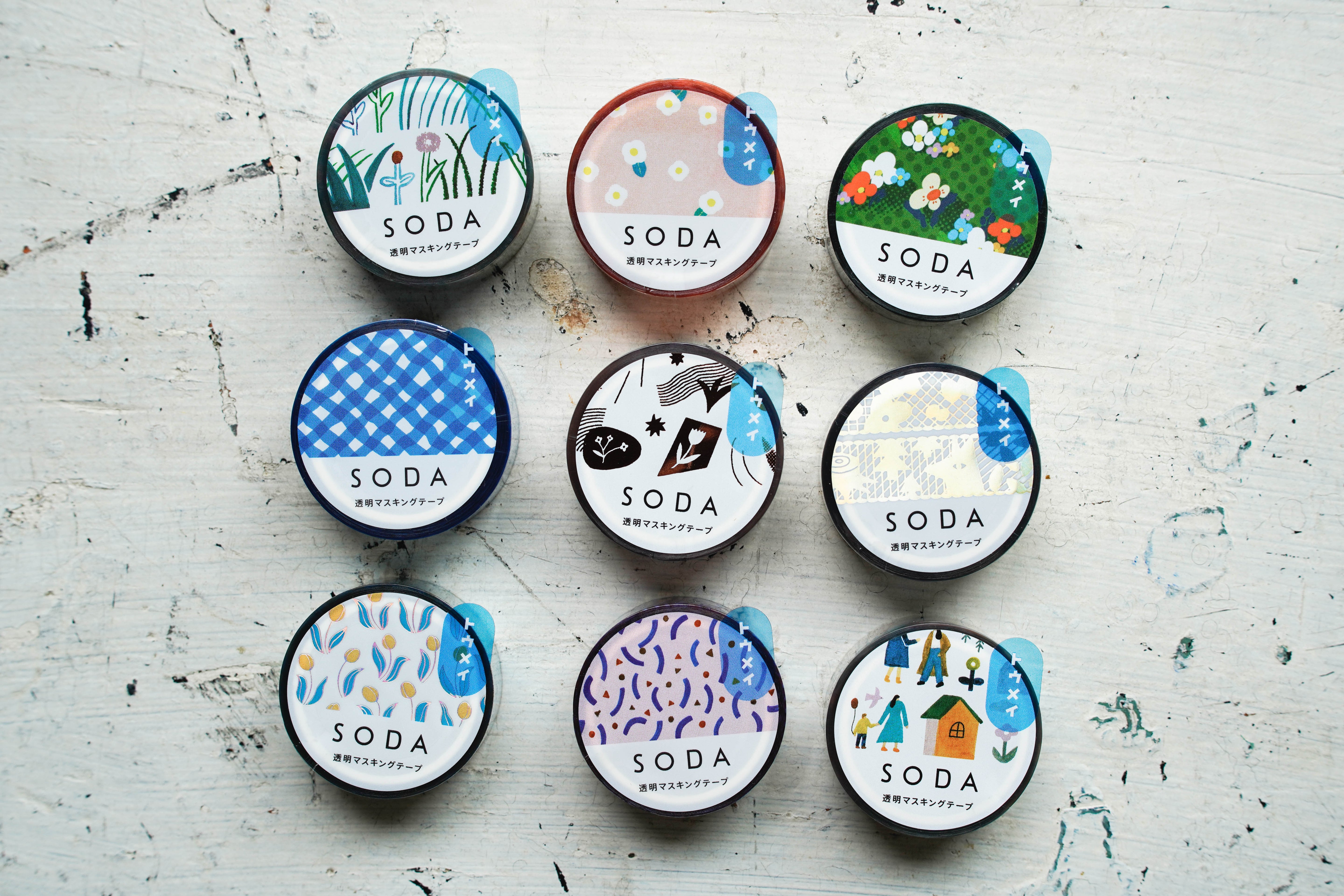 SODA Transparent Masking Tape 15mm