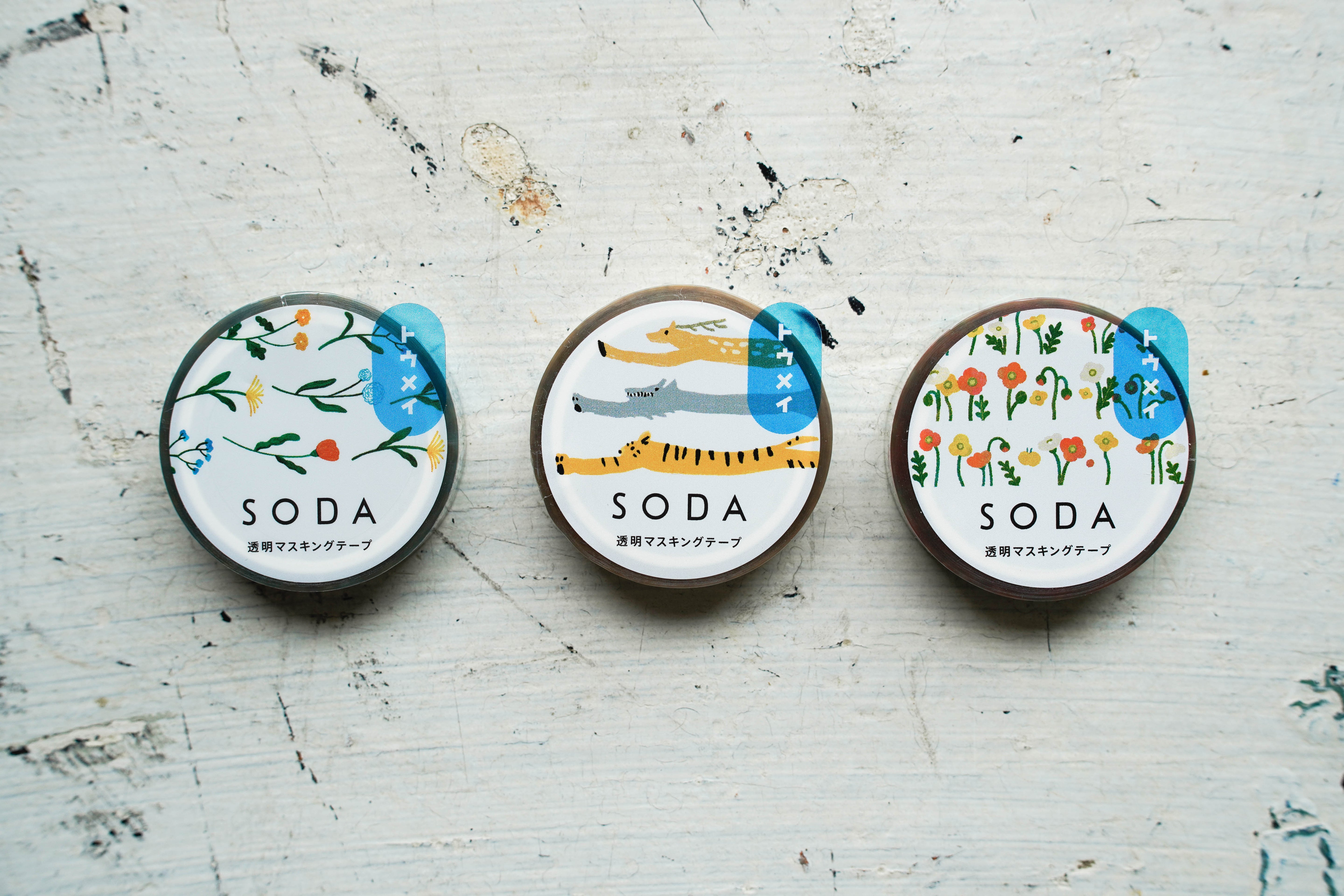 SODA Transparent Masking Tape 10mm