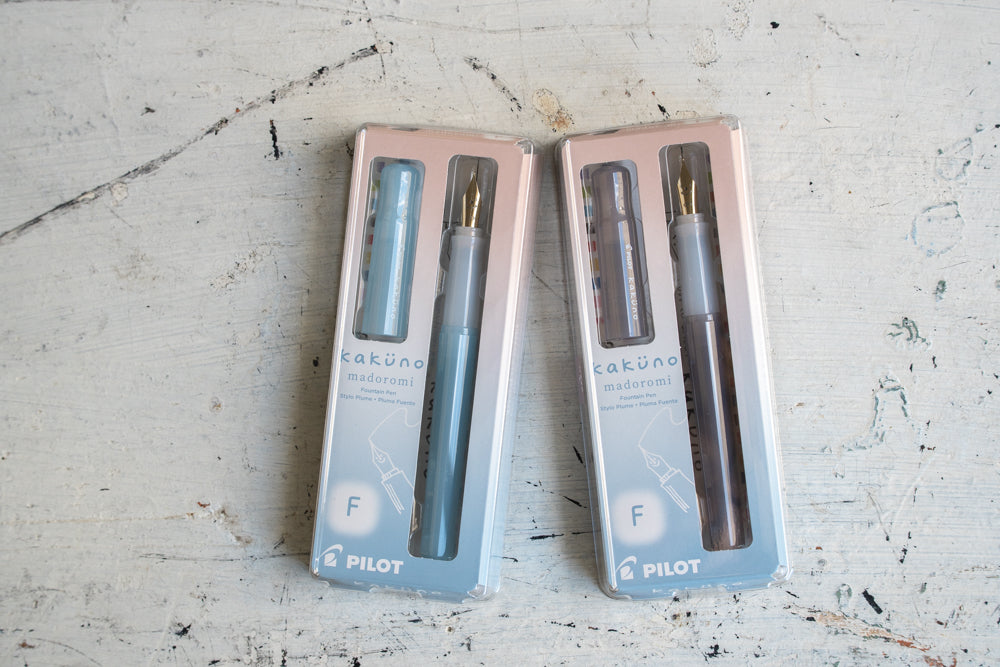 Pilot Fountain Pen Kakuno Madoromi (Gold Nib)