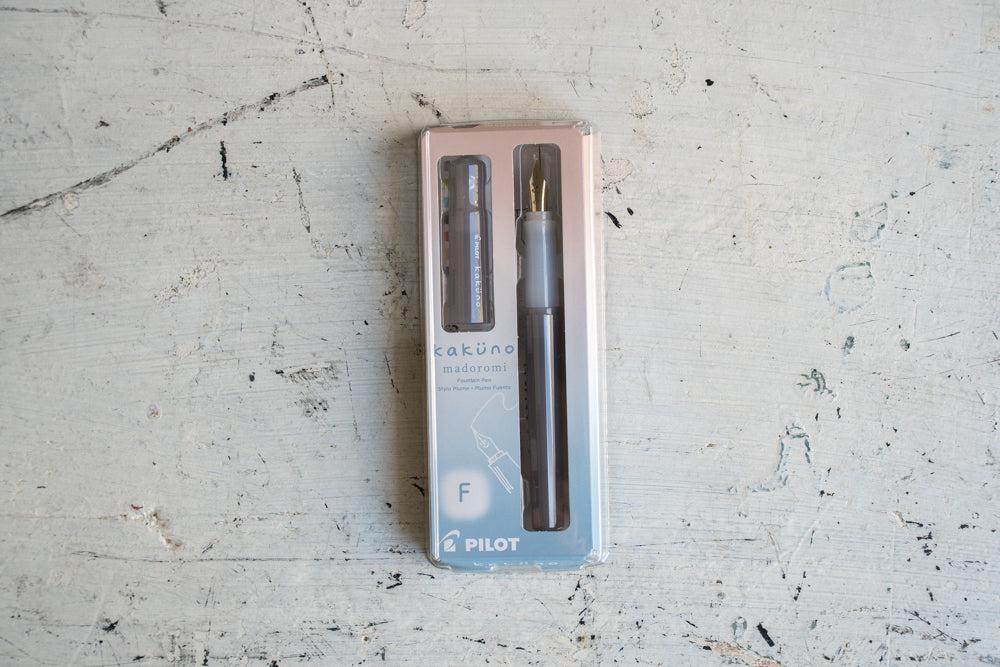 Pilot Fountain Pen Kakuno Madoromi (Gold Nib)