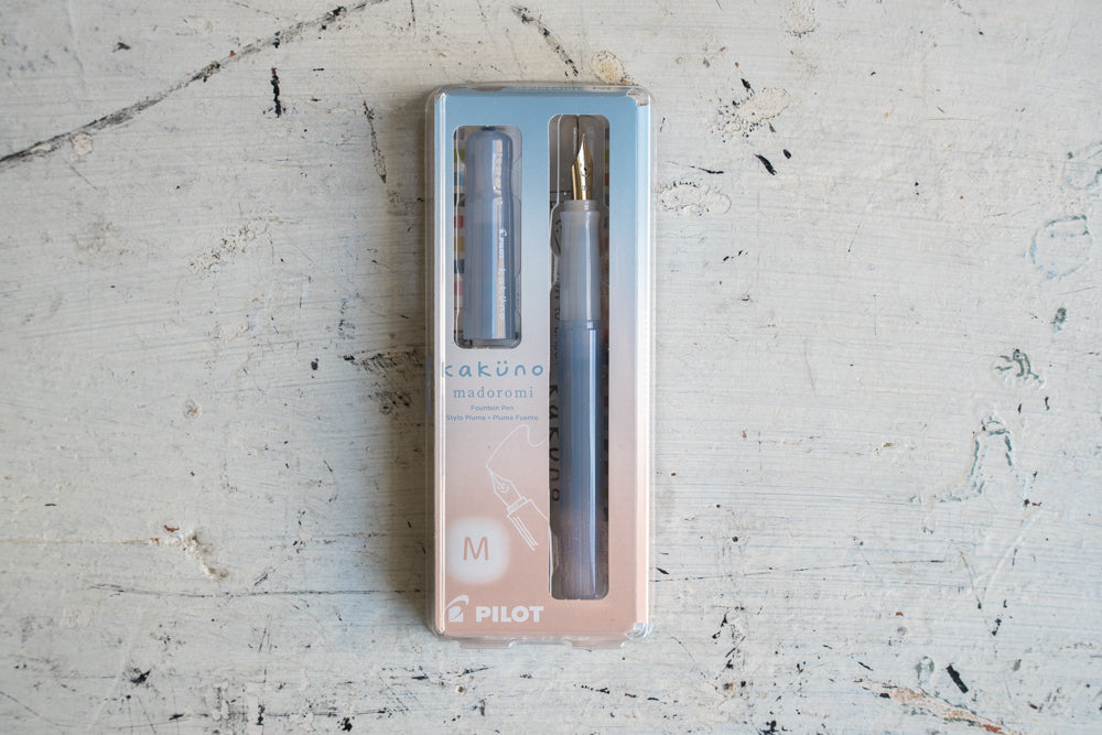 Pilot Fountain Pen Kakuno Madoromi (Gold Nib)