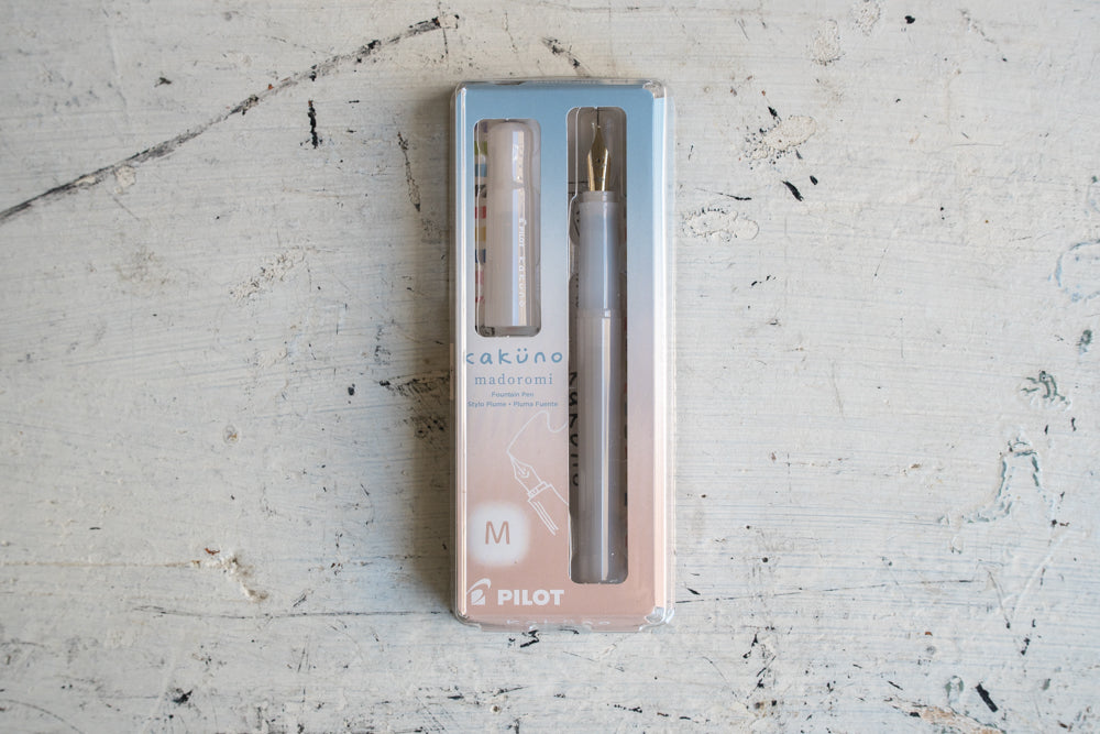 Pilot Fountain Pen Kakuno Madoromi (Gold Nib)