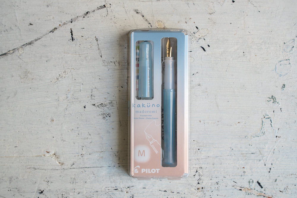 Pilot Fountain Pen Kakuno Madoromi (Gold Nib)
