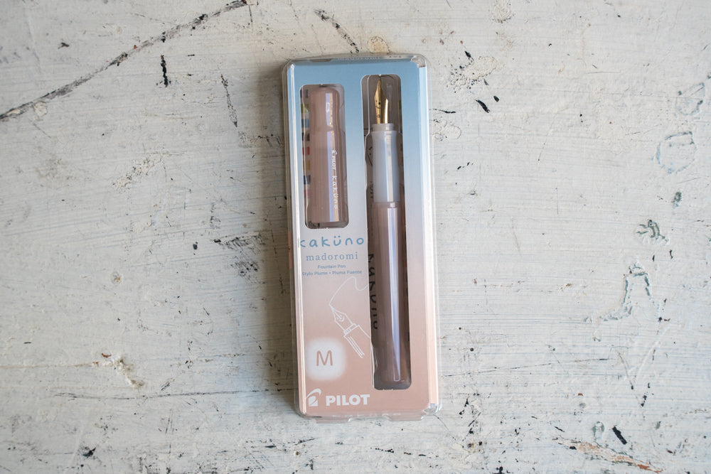 Pilot Fountain Pen Kakuno Madoromi (Gold Nib)
