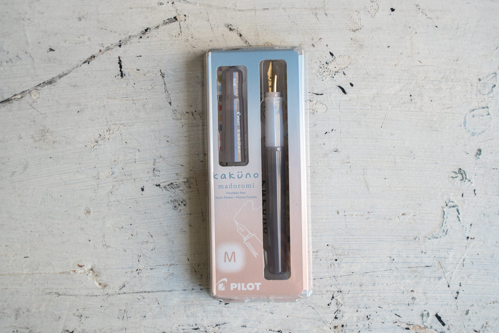 Pilot Fountain Pen Kakuno Madoromi (Gold Nib)