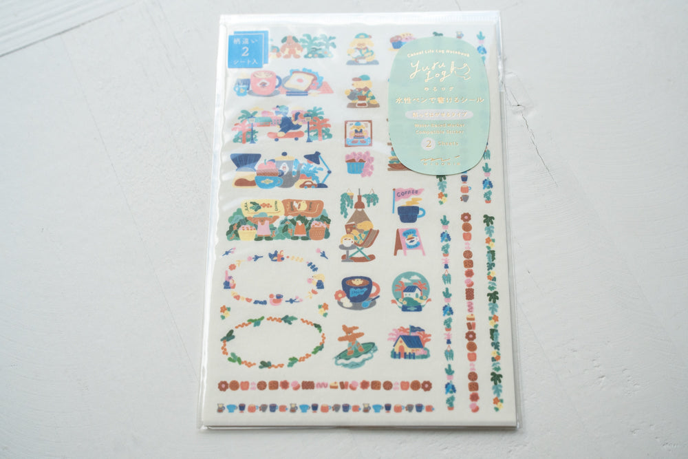 Yuru Log Stickers - 2 Sheets