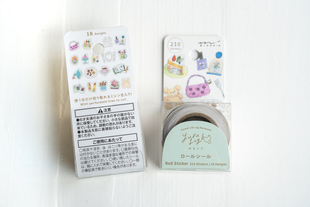 Yuru Log Roll Sticker