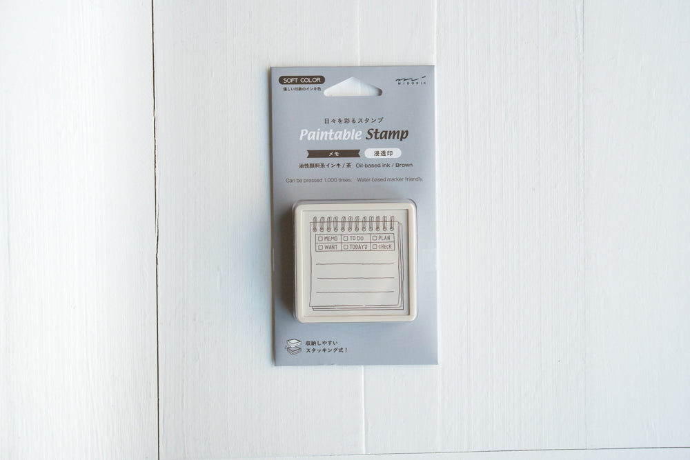 Paintable Pre-ink Stamp *SOFT COLOR*