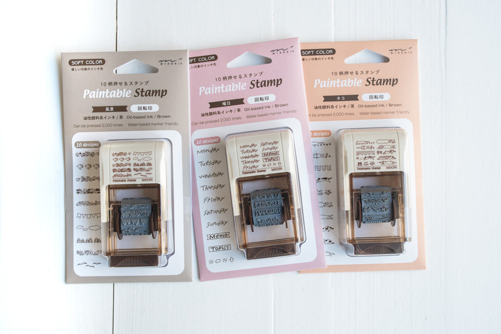 Paintable Rotating Stamp *SOFT COLOR*