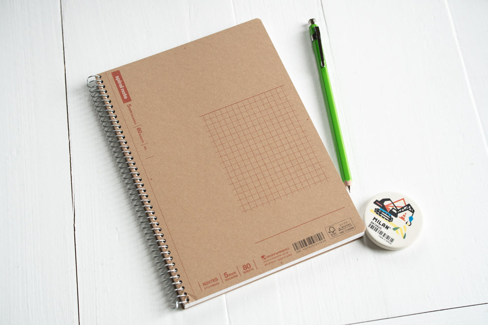Maruman Spiral Kraft A5 Notebook