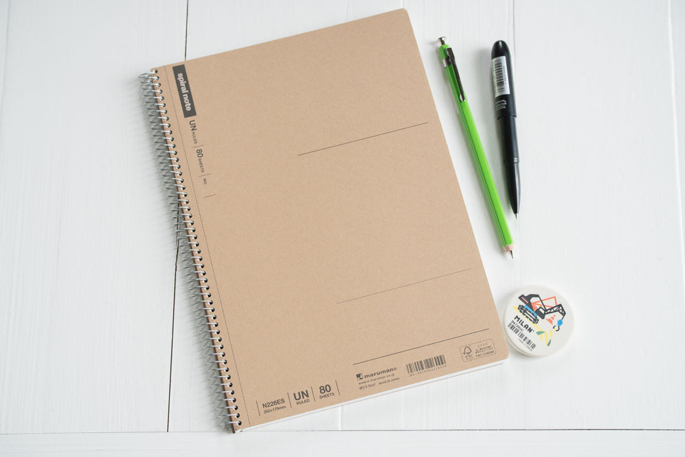 Maruman Spiral Kraft B5 Notebook