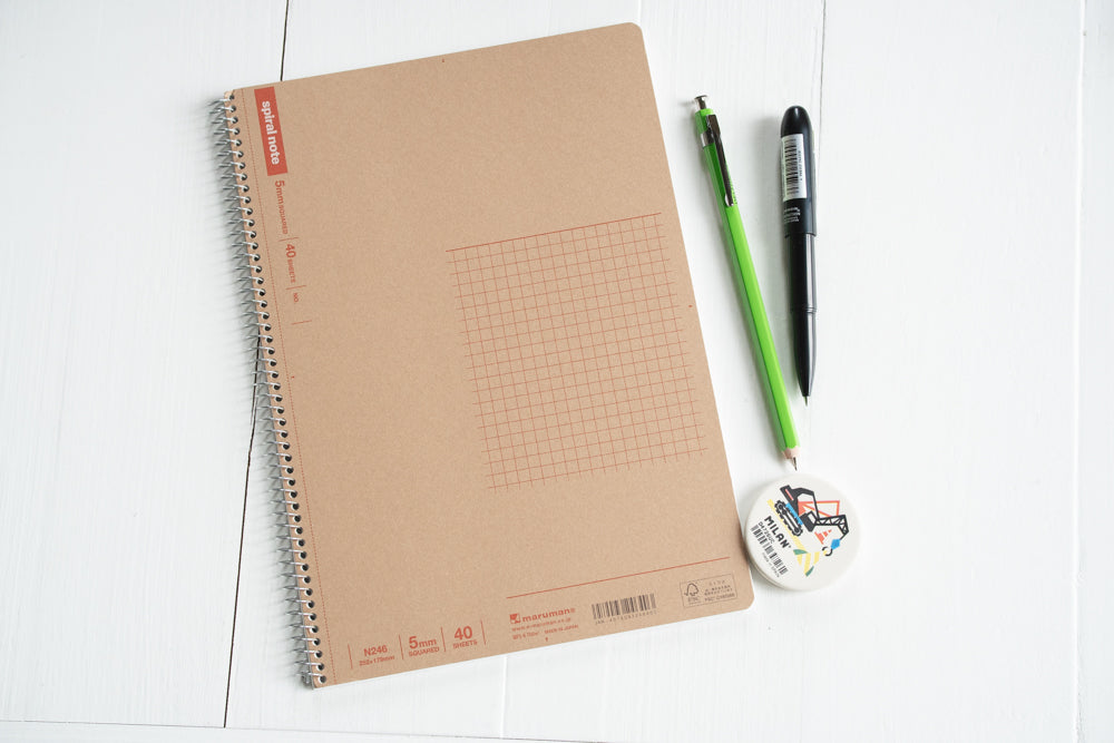 Maruman Spiral Kraft B5 Notebook