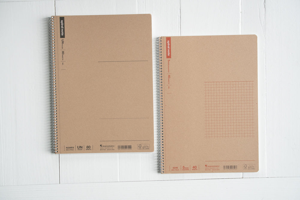 Maruman Spiral Kraft A5 Notebook