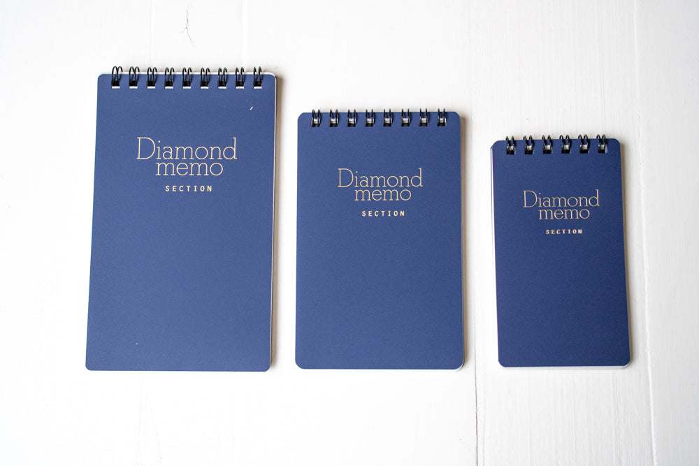 Diamond Grid Memo - Blue