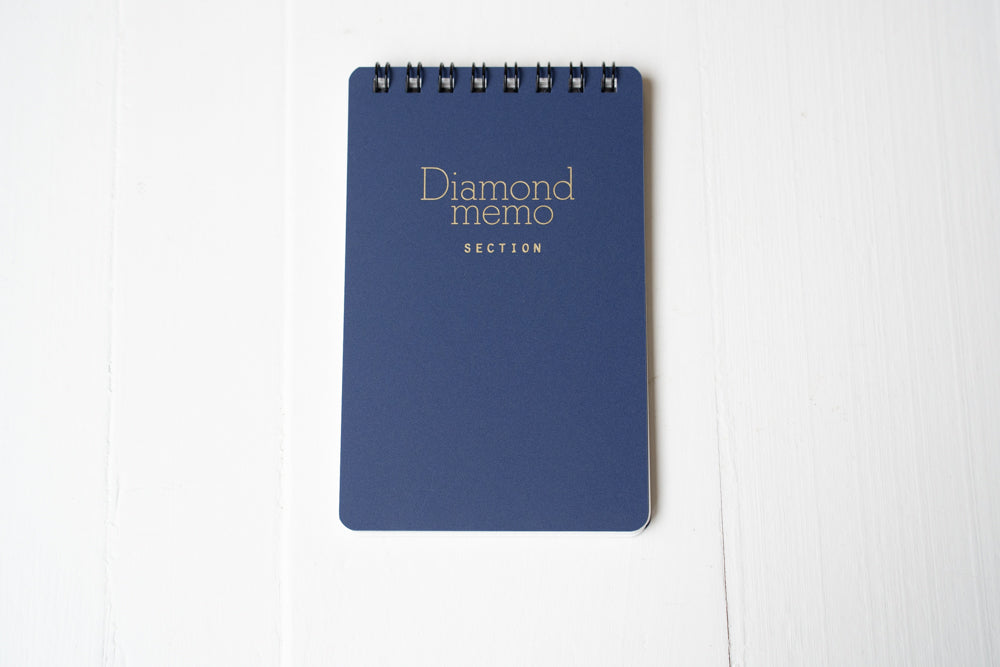 Diamond Grid Memo - Blue